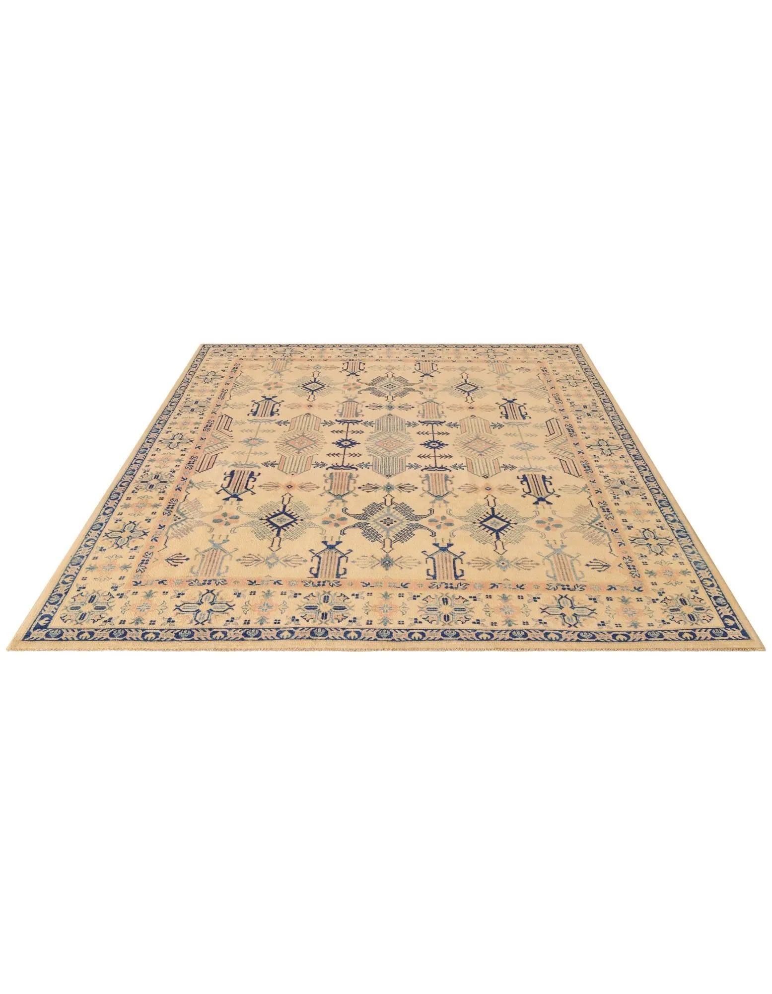Grandeur Oushak Hand-Knotted Wool Rug