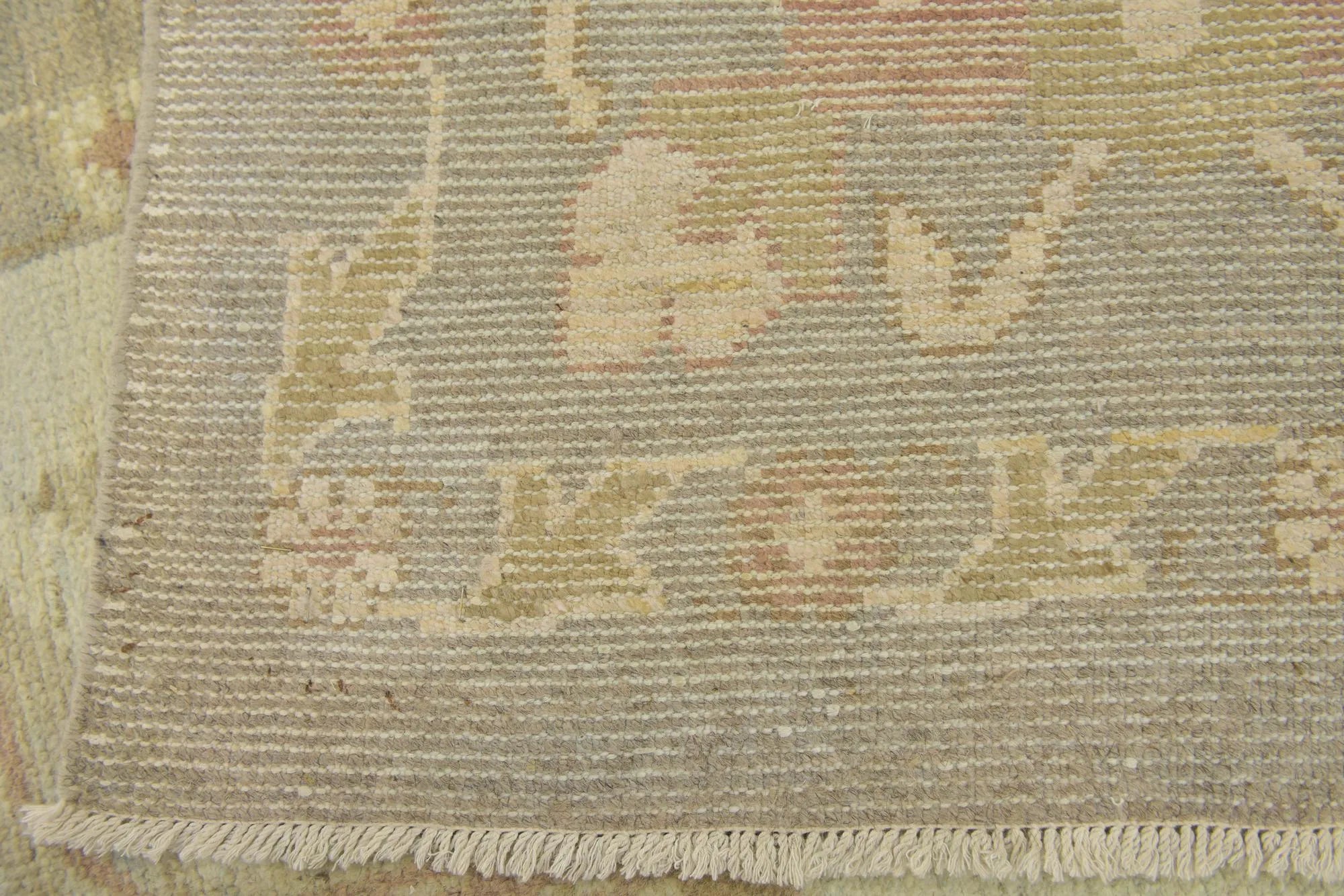 Etoile Oushak Hand-Knotted Wool Rug