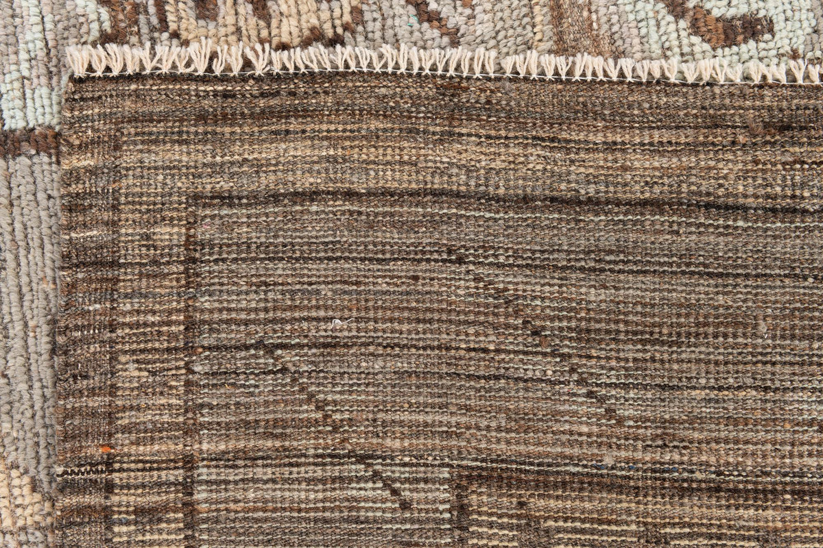 Opulent Oushak Hand-Knotted Wool Rug