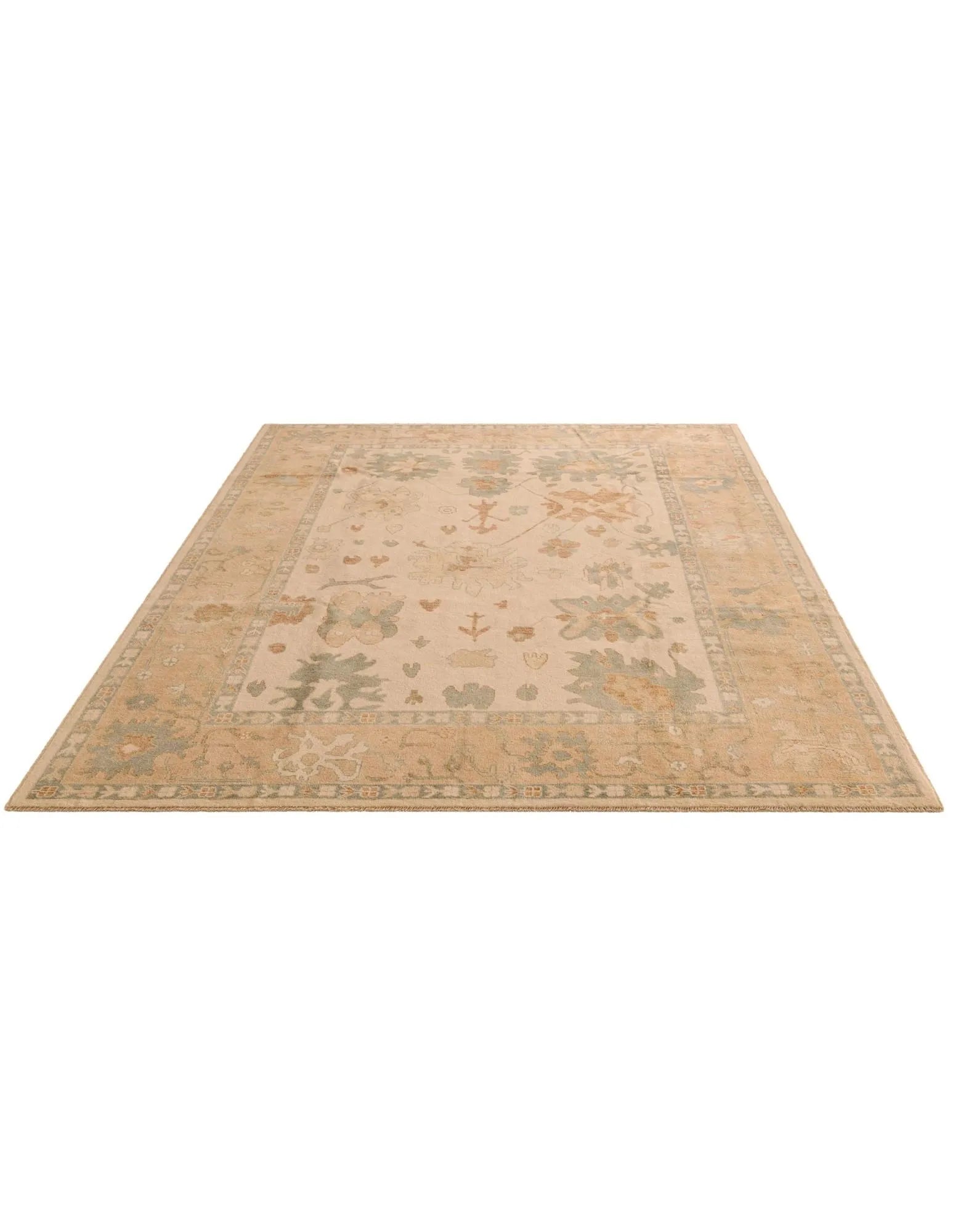 Natalia Oushak Hand-Knotted Wool Rug
