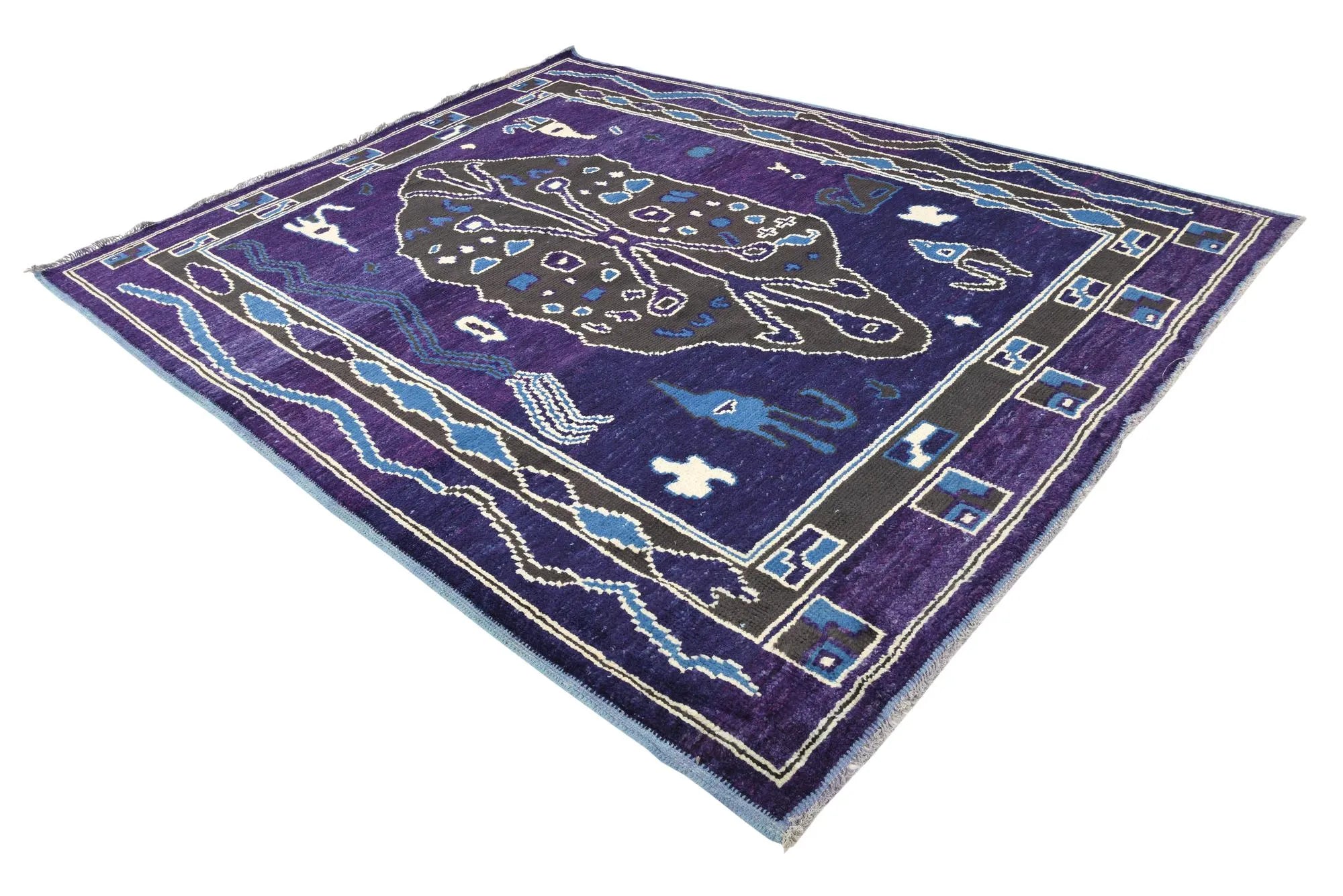 Magnolia Oushak Hand-Knotted Wool Rug