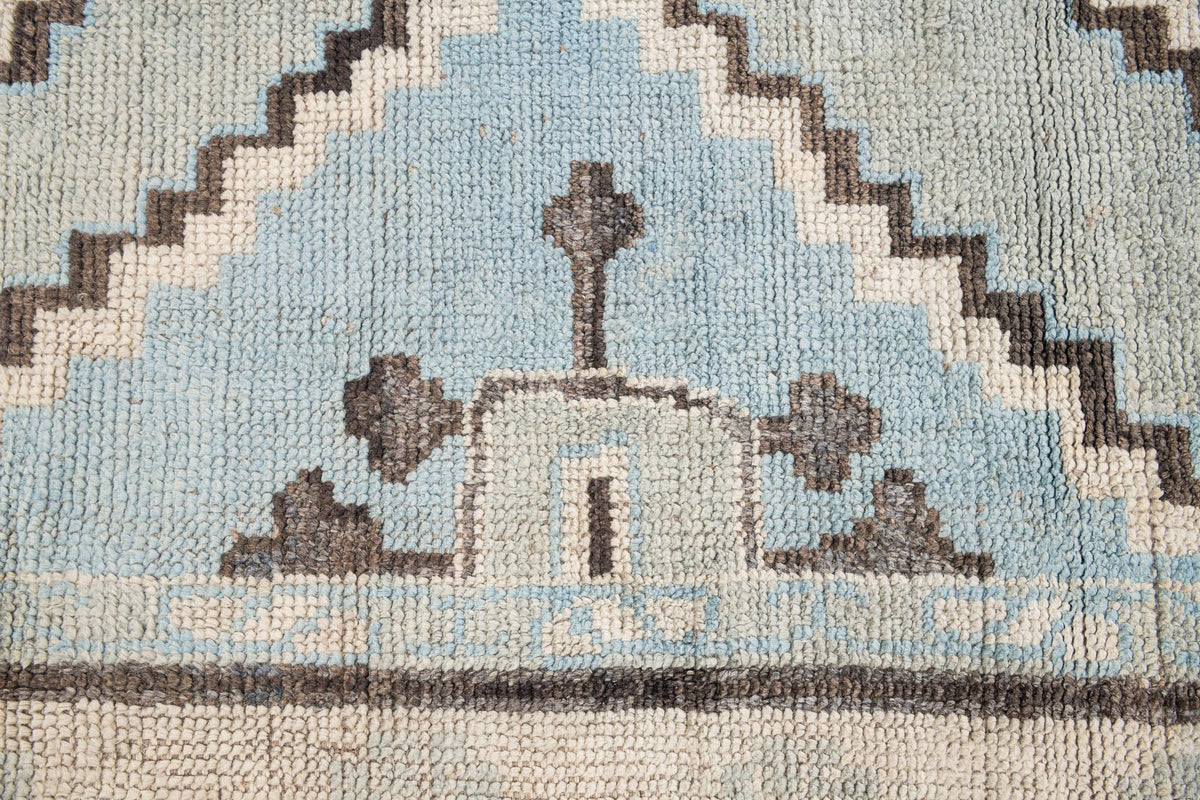 Gabrielle Oushak Hand-Knotted Wool Rug