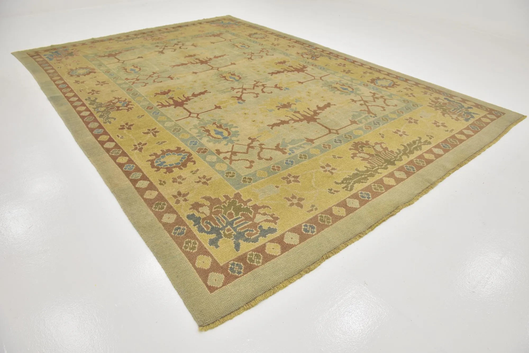 Lucia Oushak Hand-Knotted Wool Rug