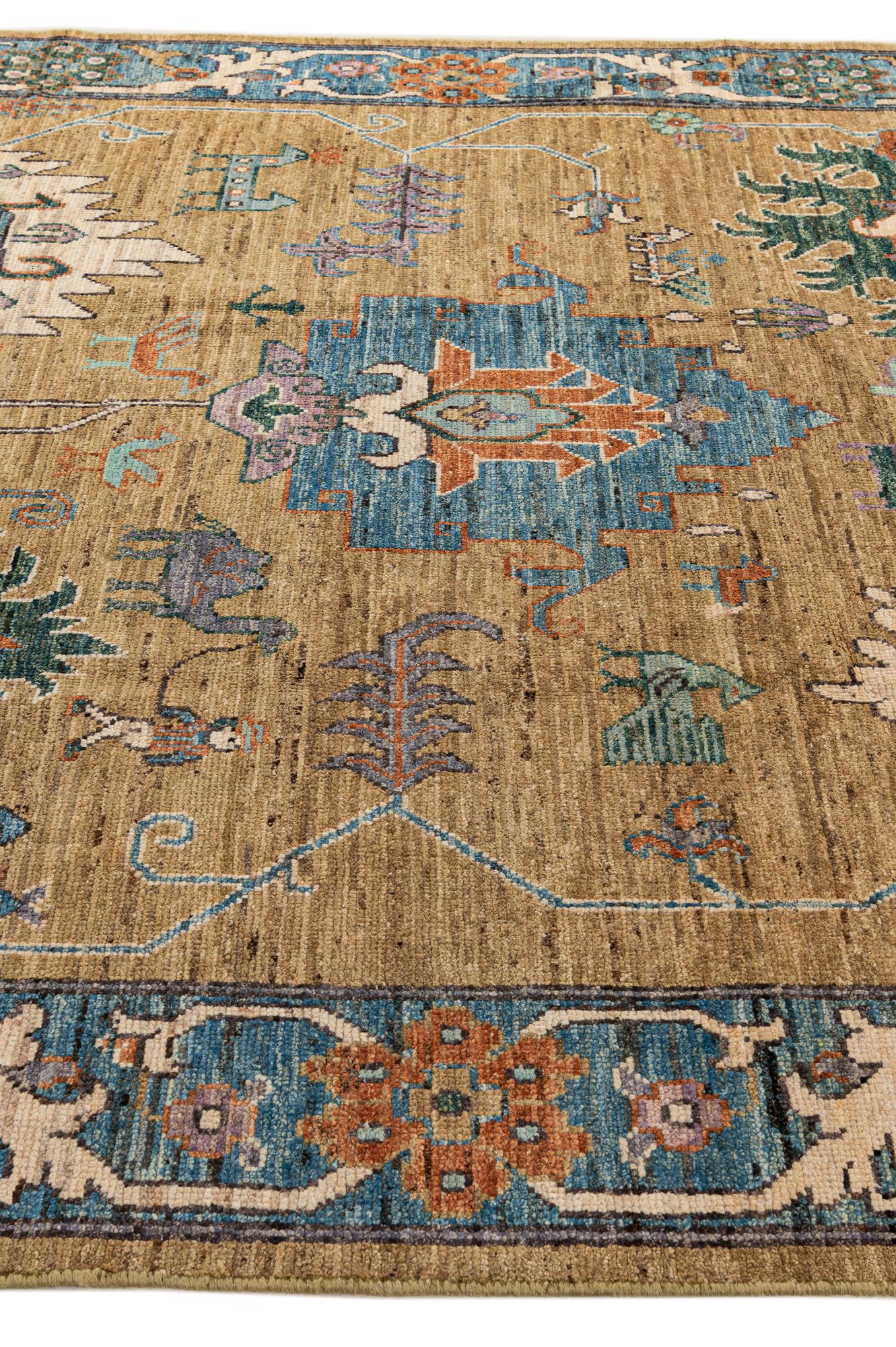 Elysian Oushak Hand-Knotted Wool Rug