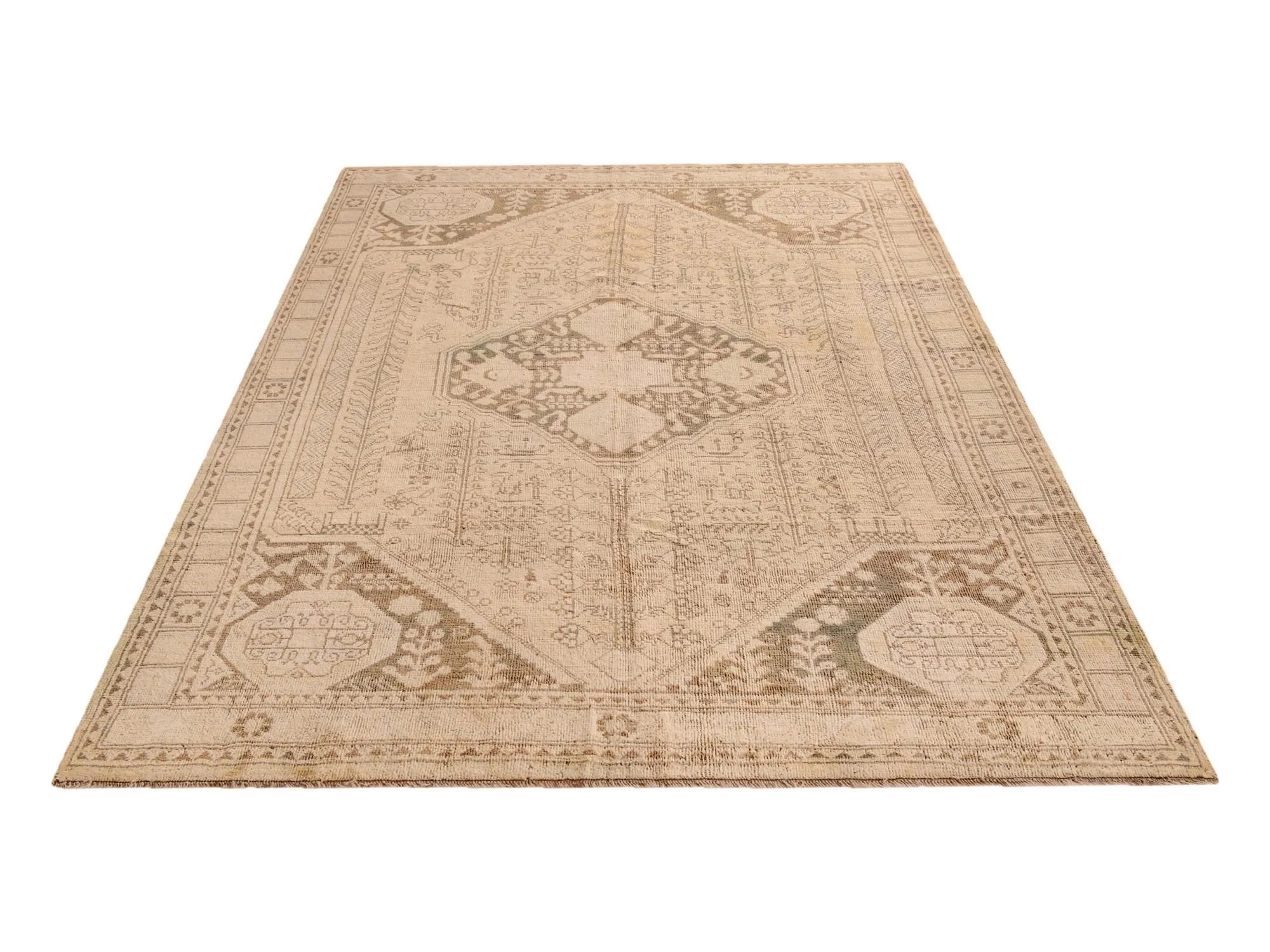 Bluebell Oushak Hand-Knotted Wool Rug