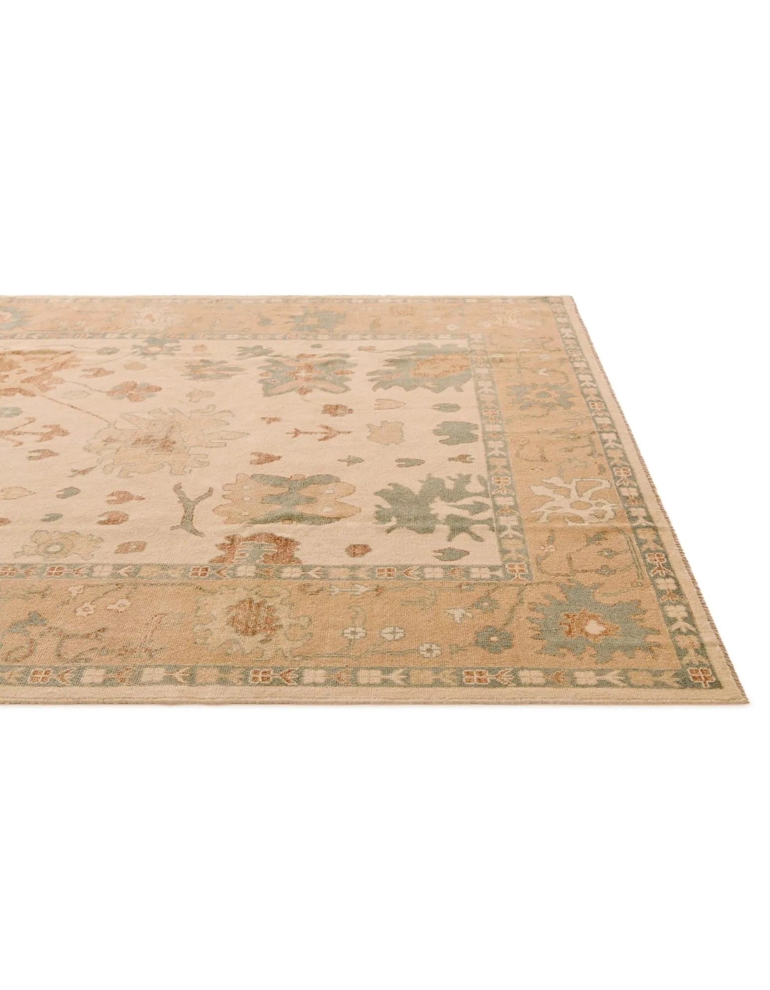 Natalia Oushak Hand-Knotted Wool Rug