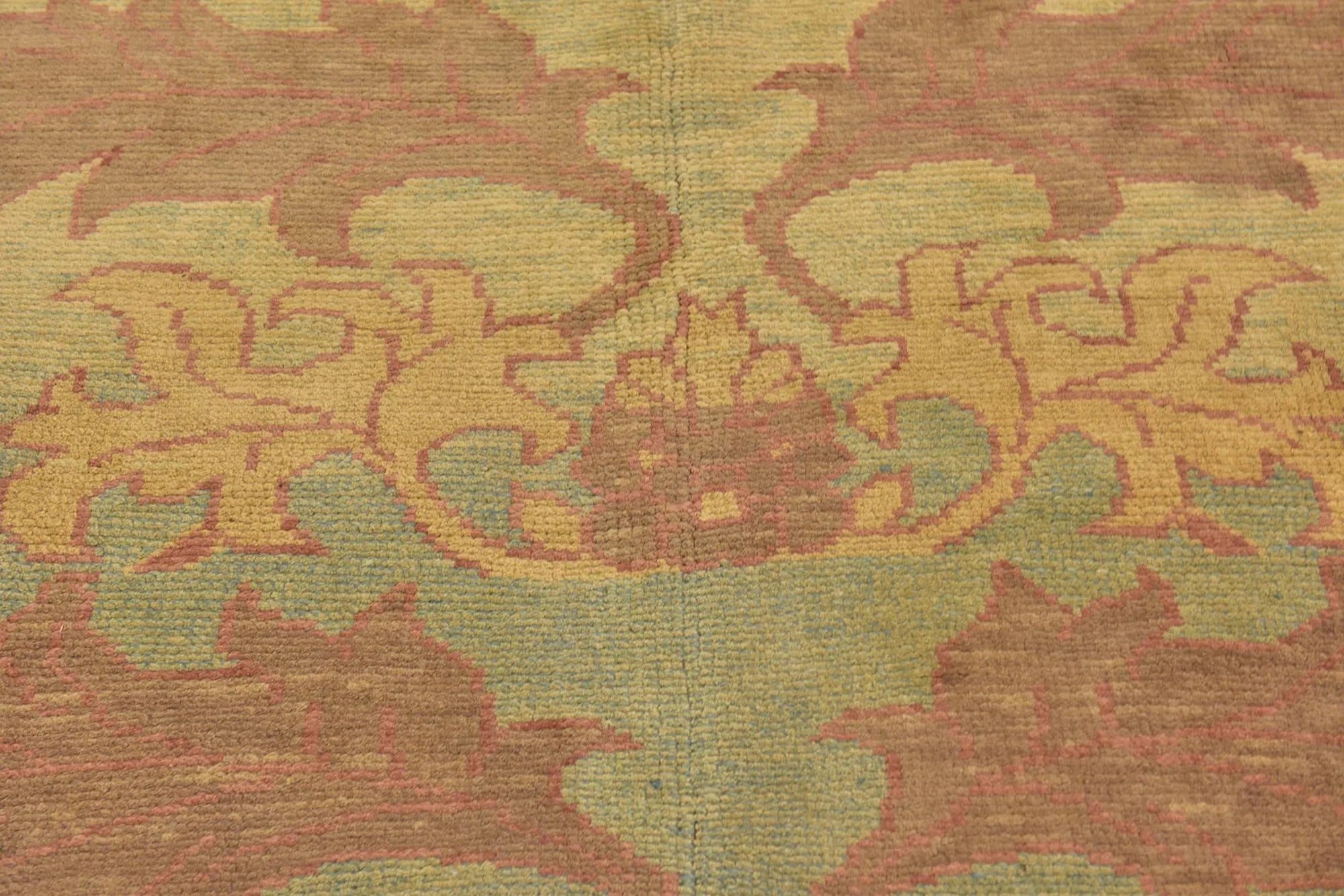 Everlasting Oushak Hand-Knotted Wool Rug