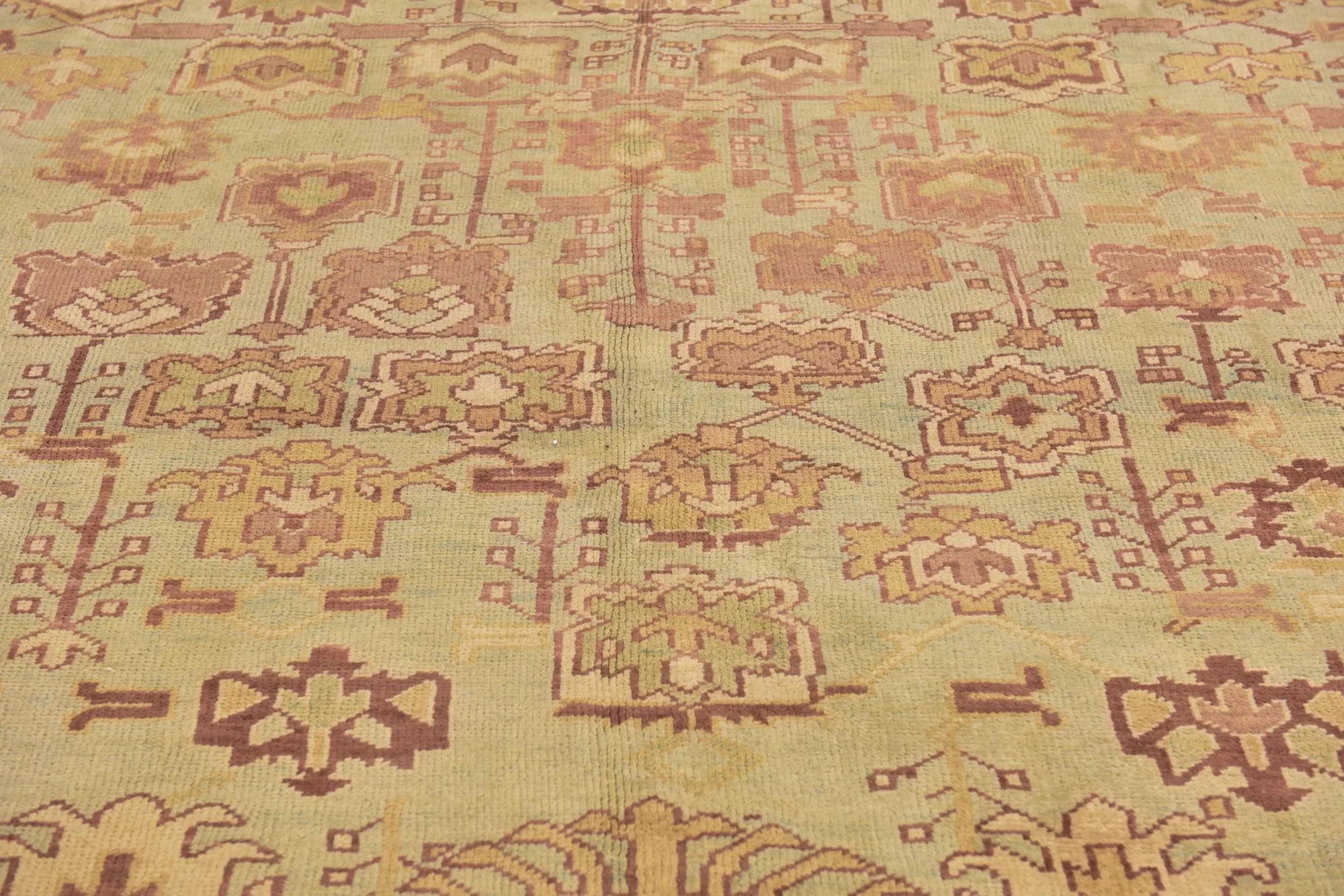 Magnolia Oushak Hand-Knotted Wool Rug