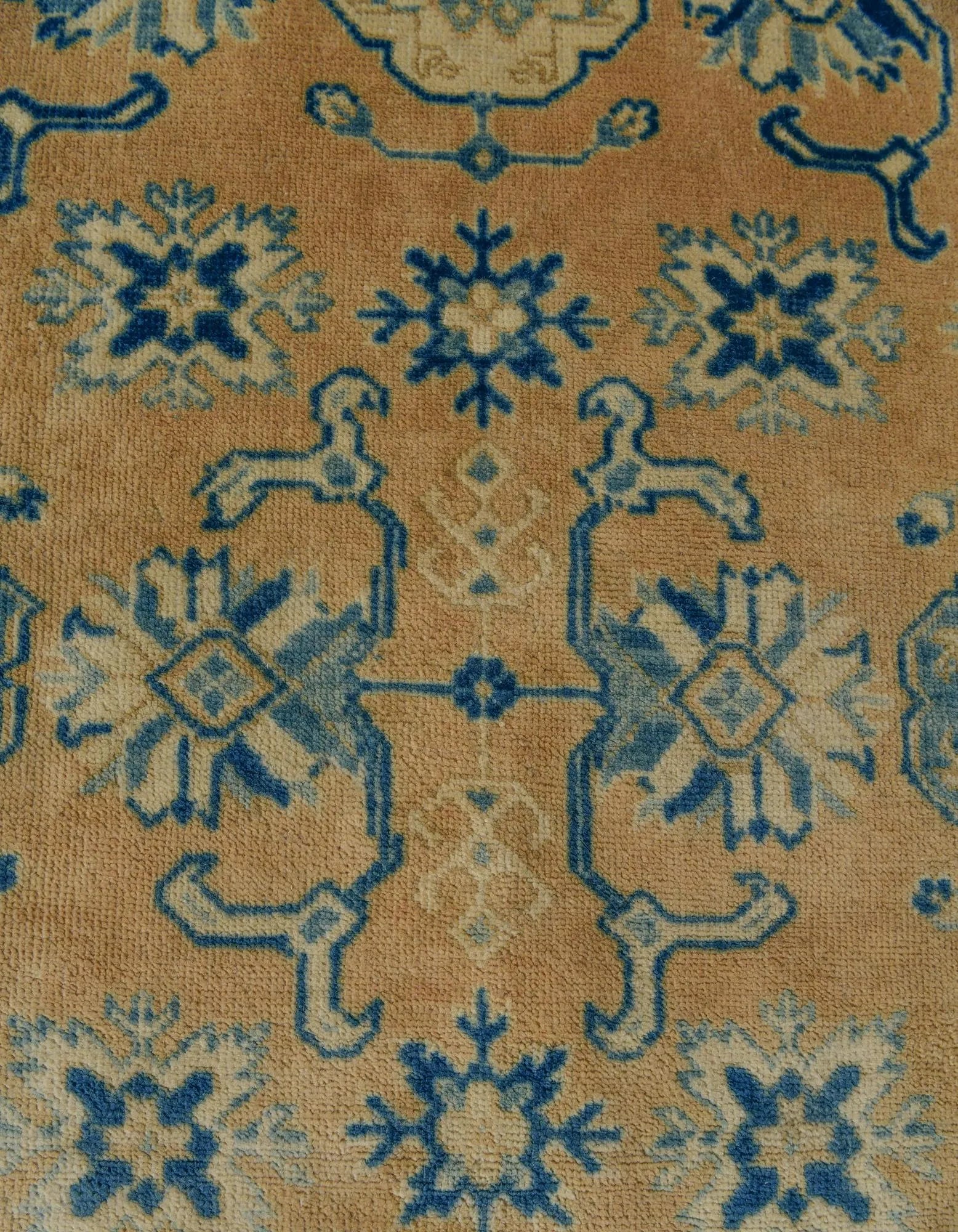 Bloom Oushak Hand-Knotted Wool Rug