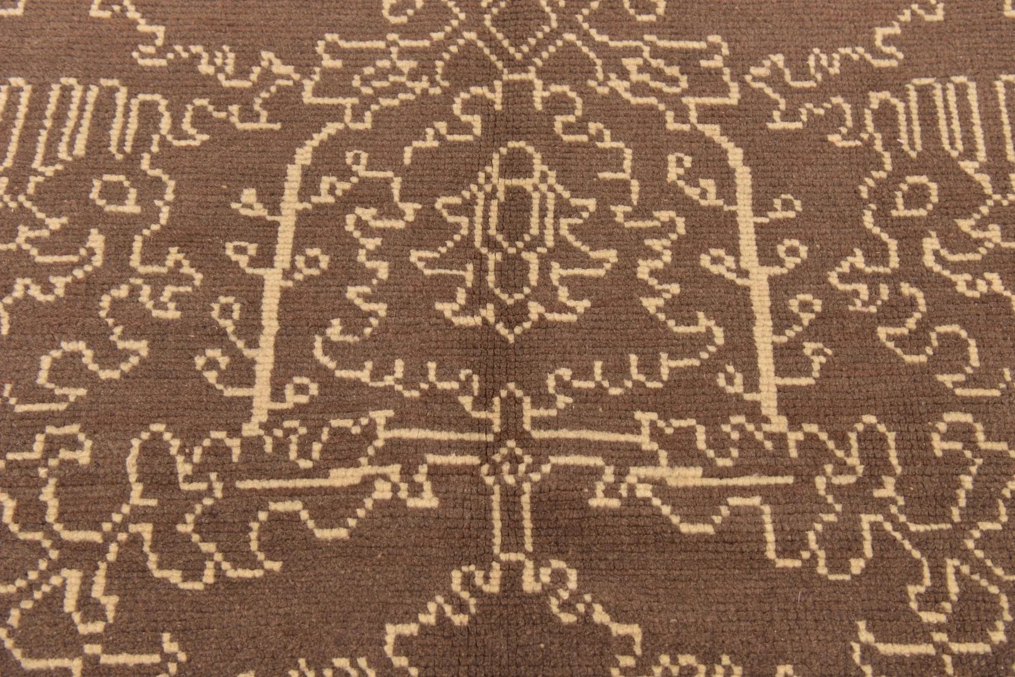 Wildflower Oushak Hand-Knotted Wool Rug