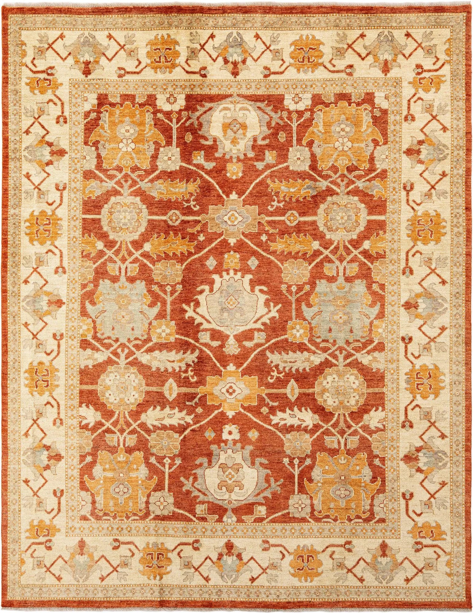 Athena Oushak Hand-Knotted Wool Rug
