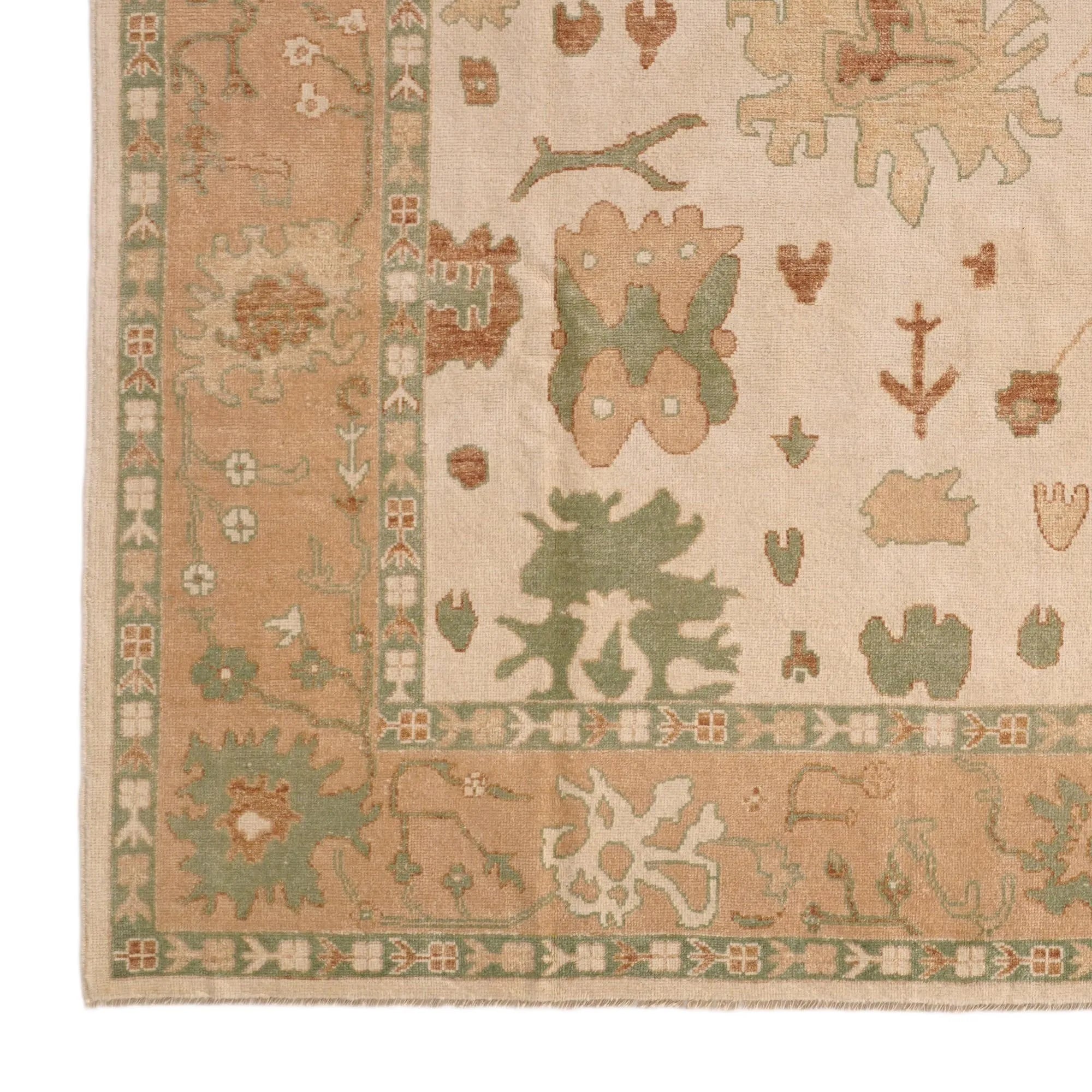 Natalia Oushak Hand-Knotted Wool Rug