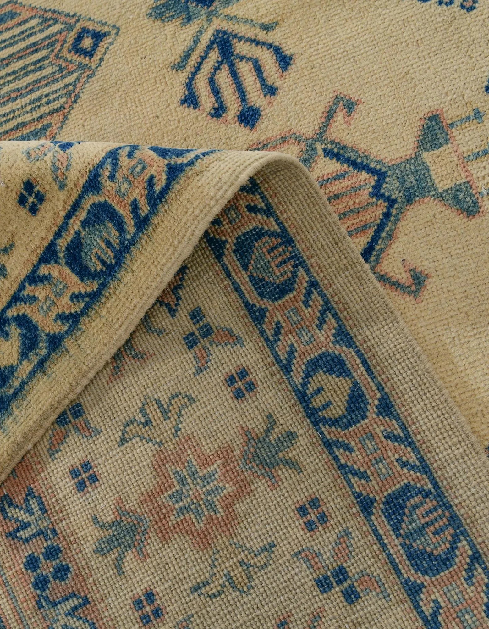 Grandeur Oushak Hand-Knotted Wool Rug