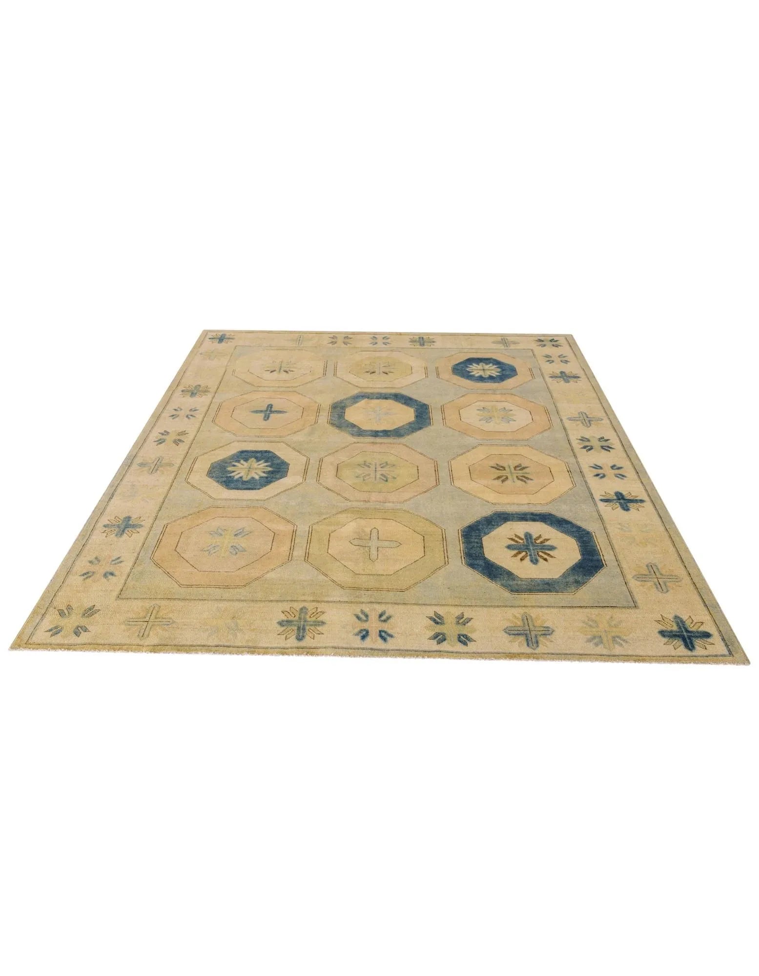 Ophelia Oushak Hand-Knotted Wool Rug