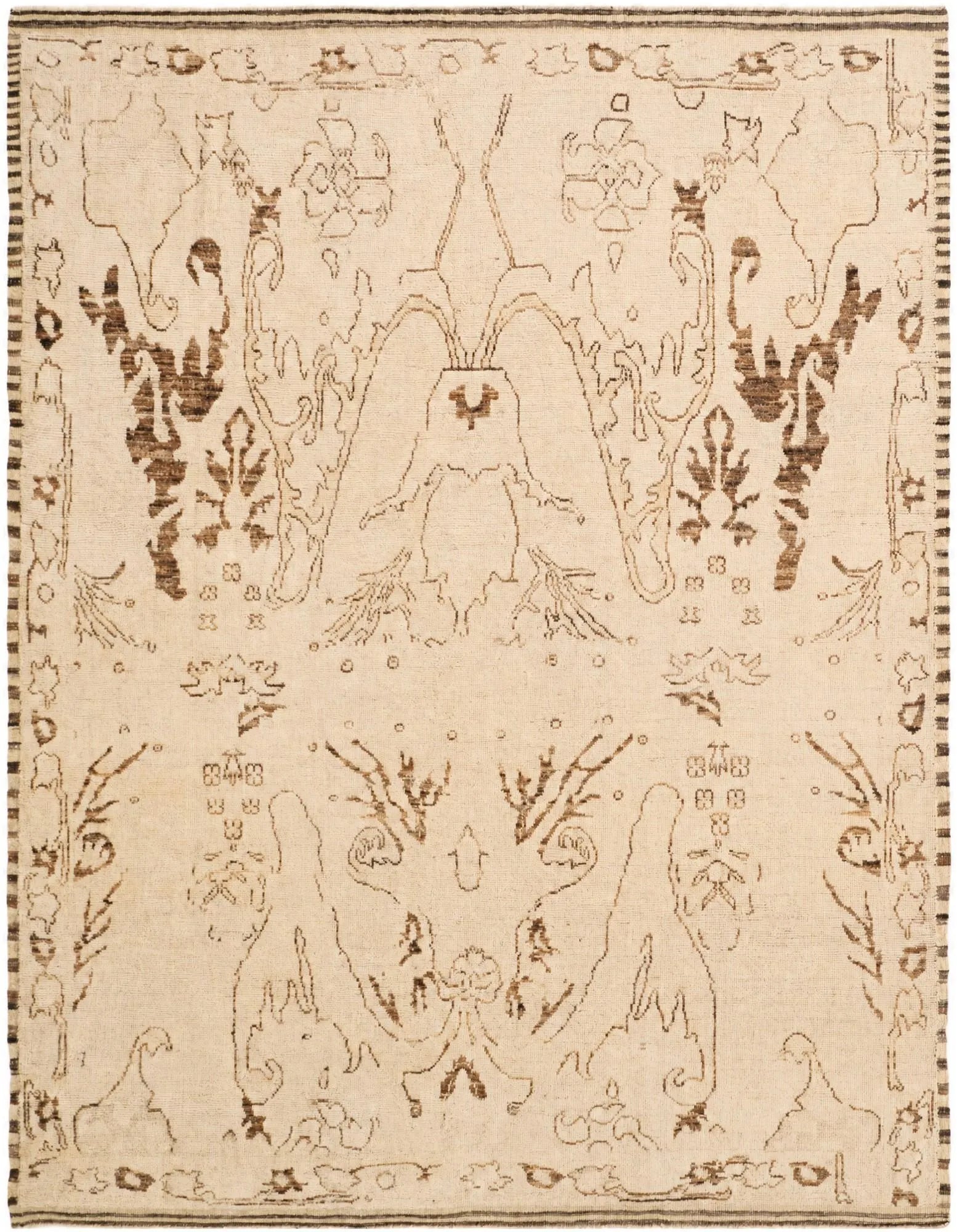 Jasmine Oushak Hand-Knotted Wool Rug