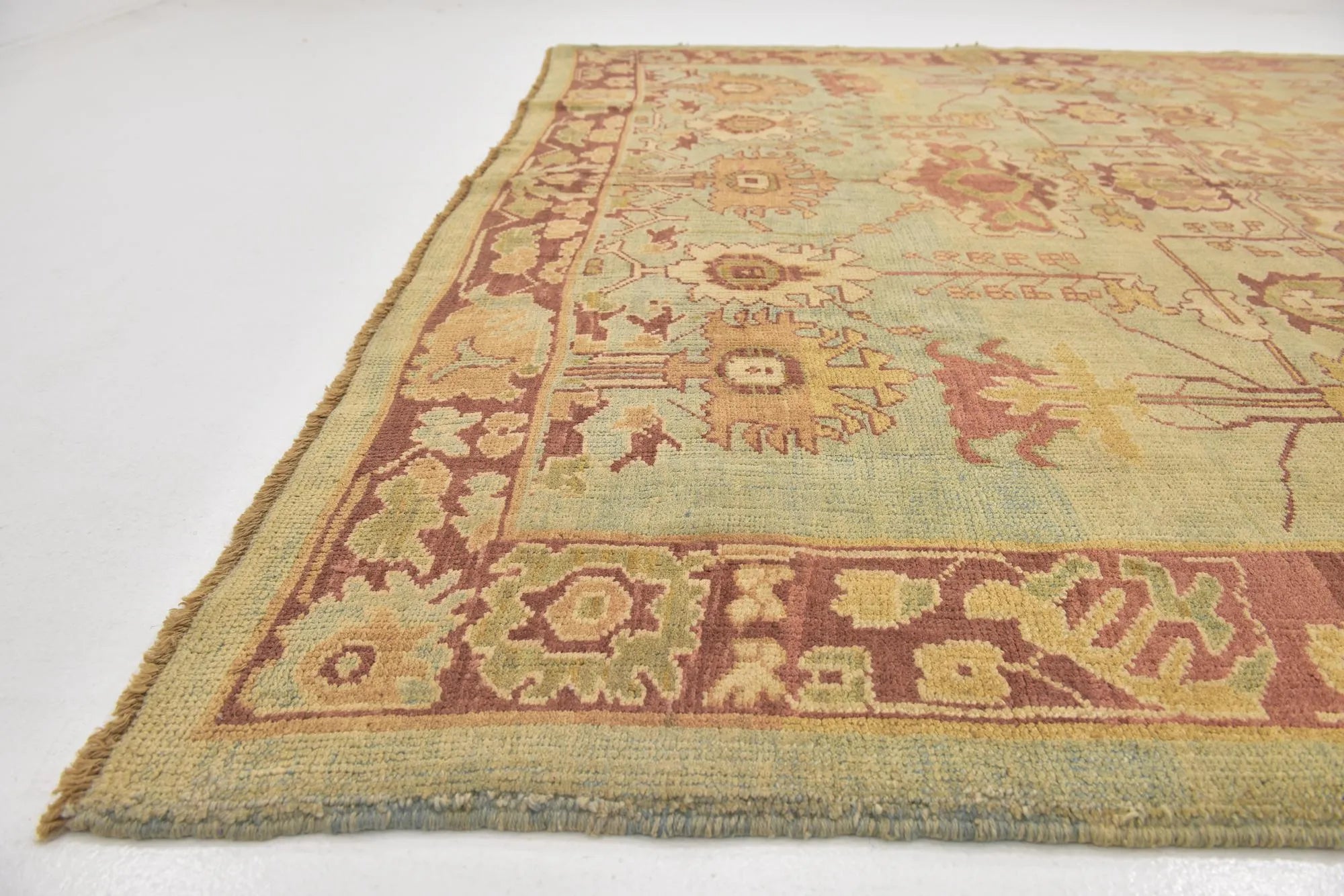 Magnolia Oushak Hand-Knotted Wool Rug
