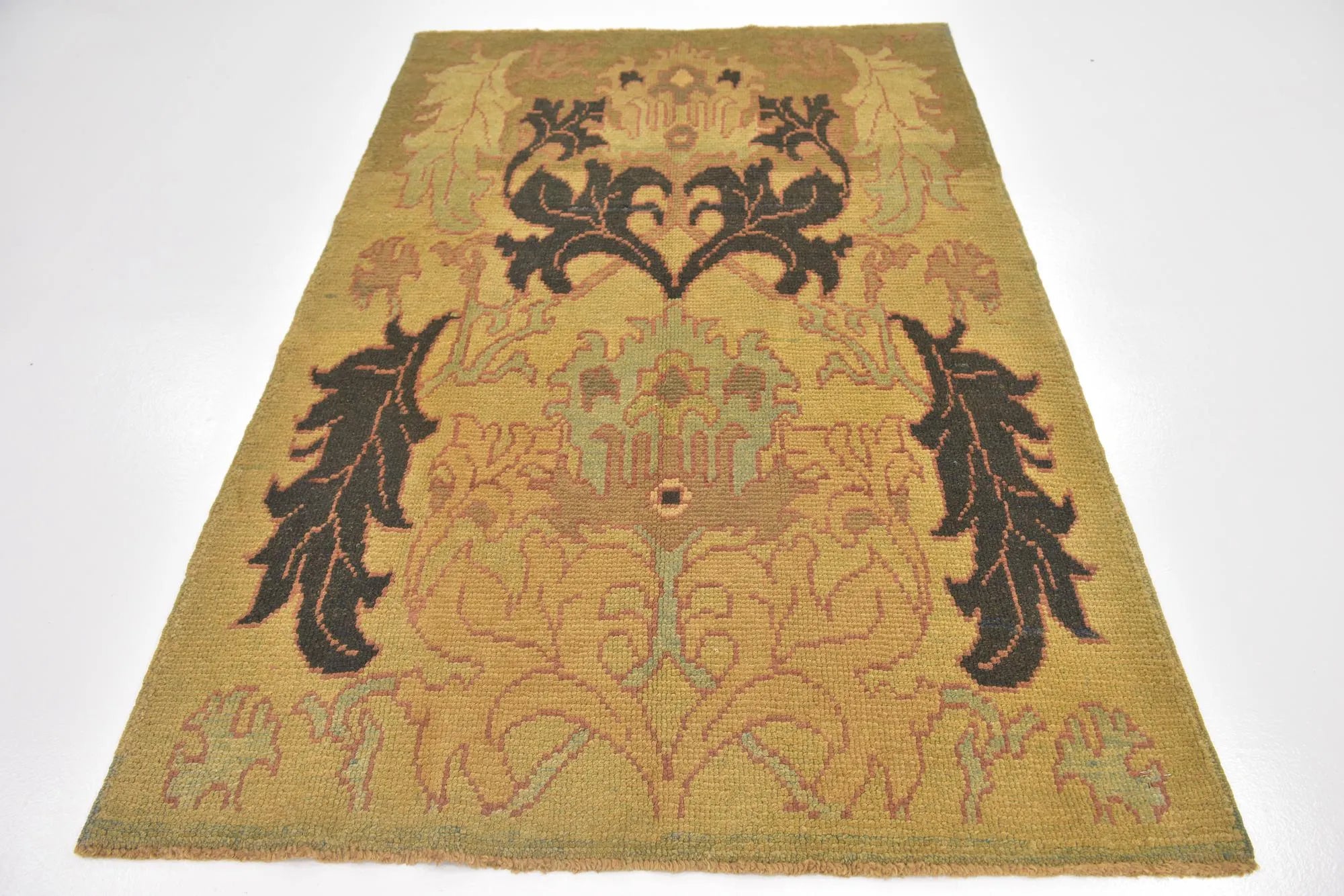 Rosalie Oushak Hand-Knotted Wool Rug