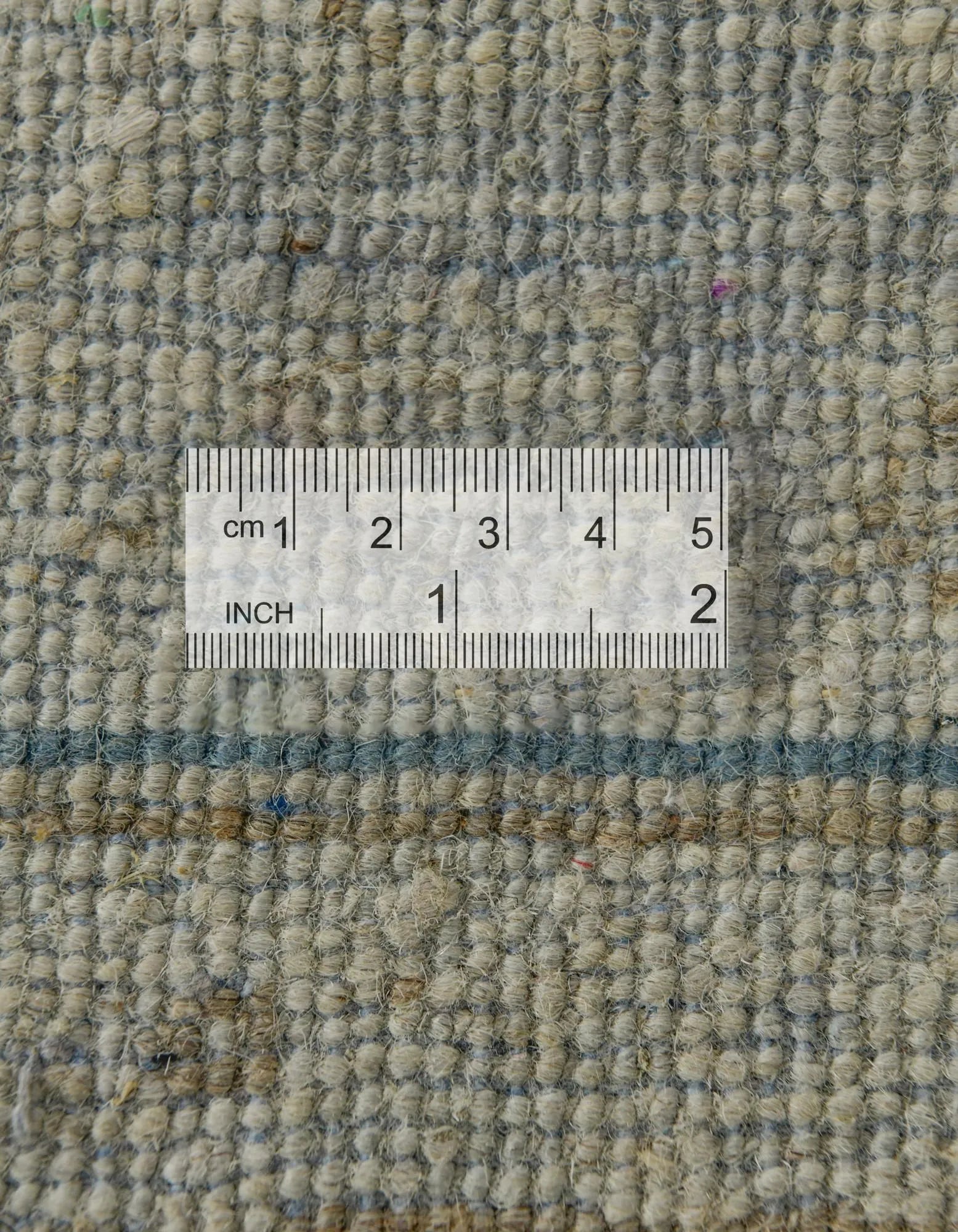 Refined Oushak Hand-Knotted Wool Rug