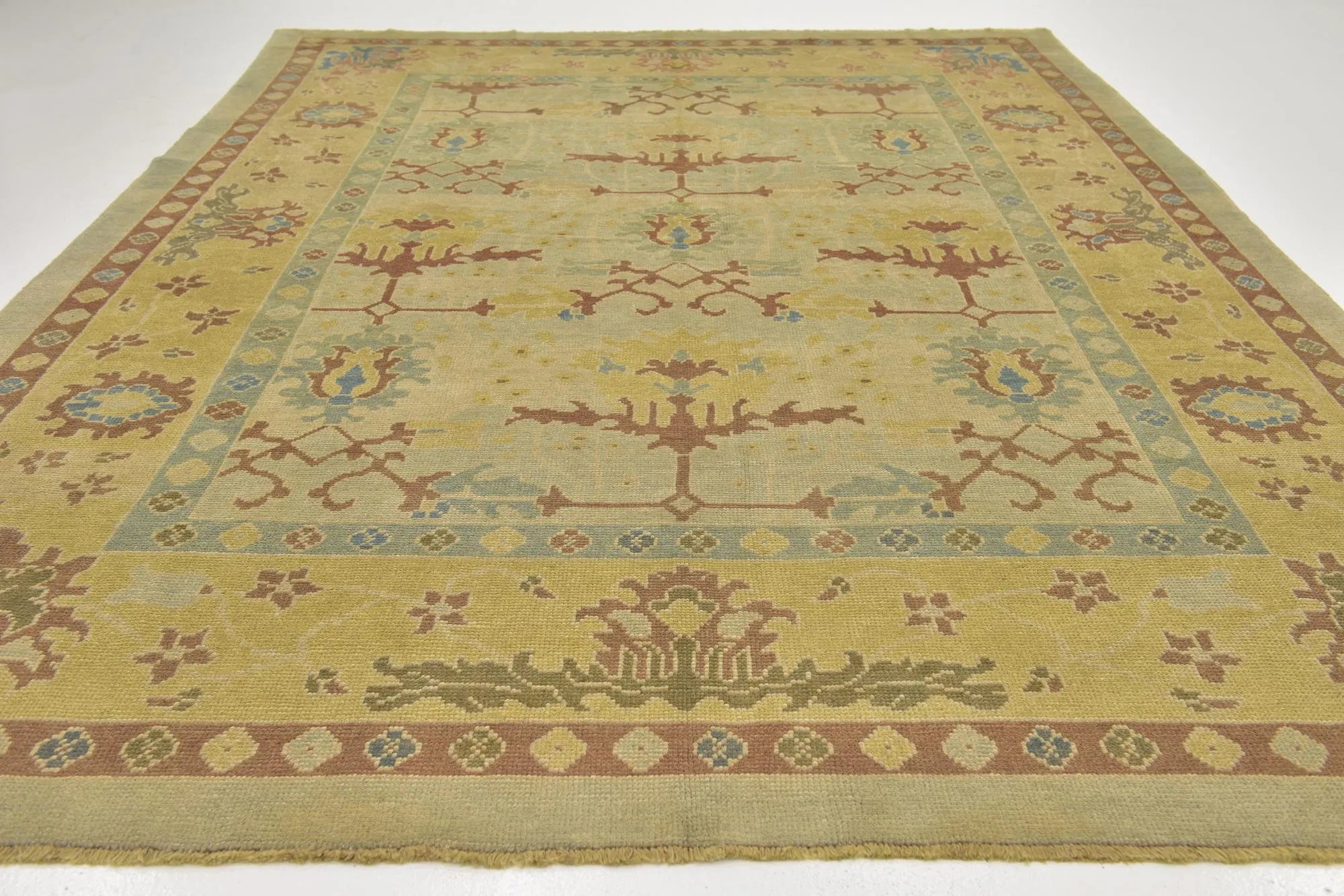 Lucia Oushak Hand-Knotted Wool Rug