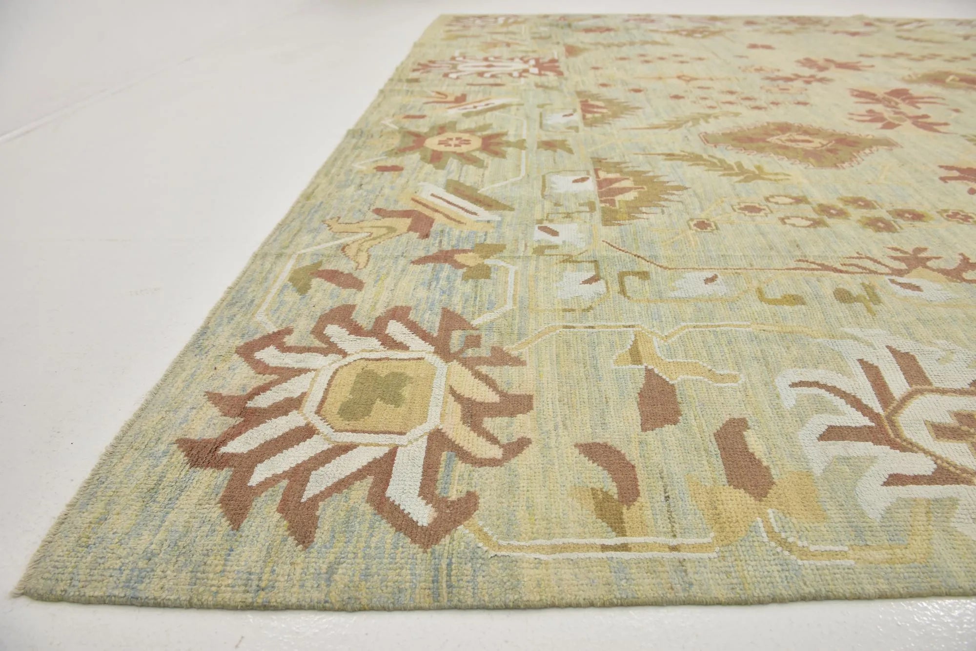 Gardenia Oushak Hand-Knotted Wool Rug