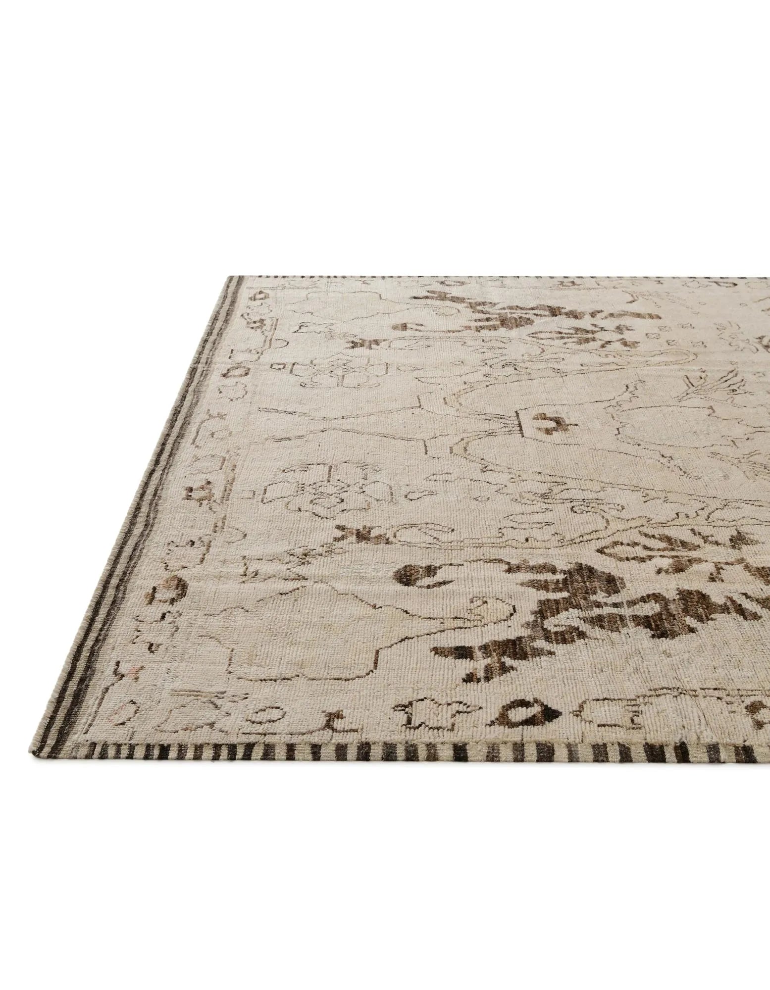Jasmine Oushak Hand-Knotted Wool Rug