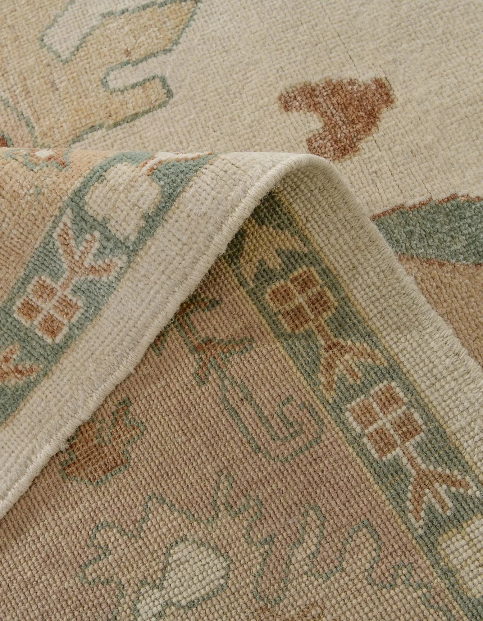 Natalia Oushak Hand-Knotted Wool Rug