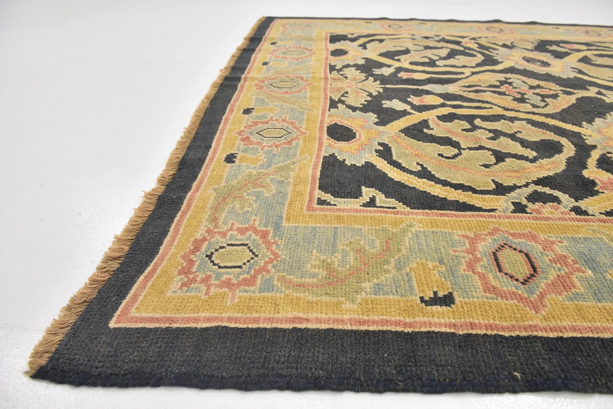 Luxe Oushak Hand-Knotted Wool Rug