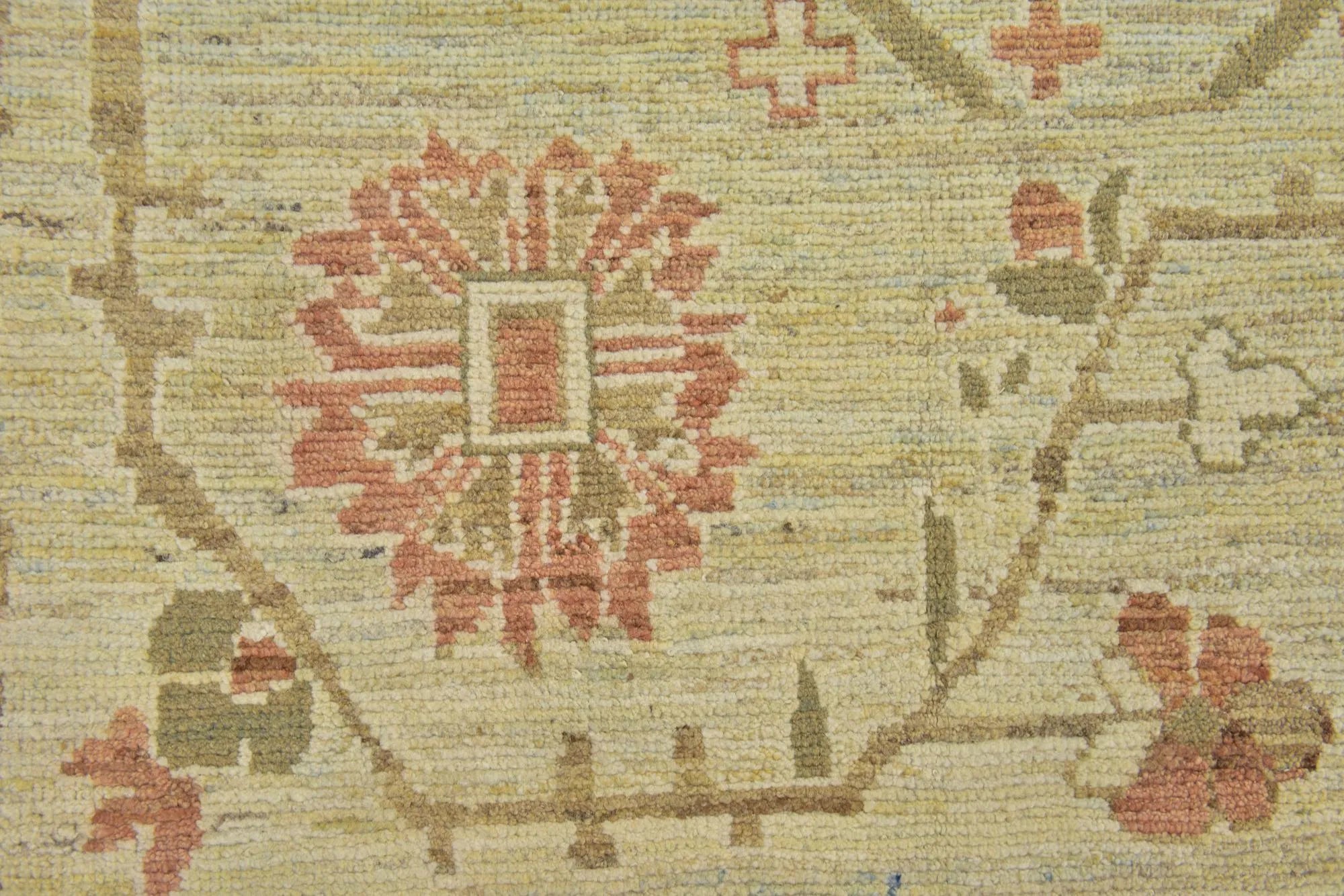 Classic Grace Oushak Hand-Knotted Wool Rug