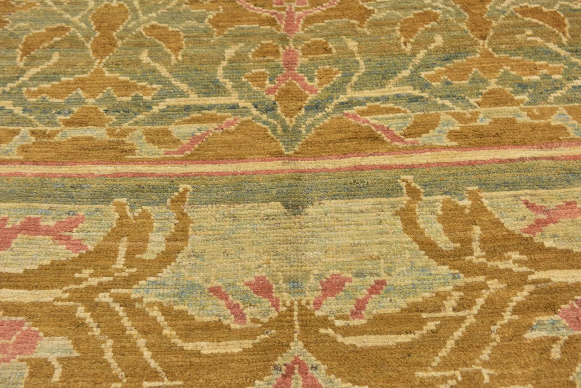 Tulip Oushak Hand-Knotted Wool Rug