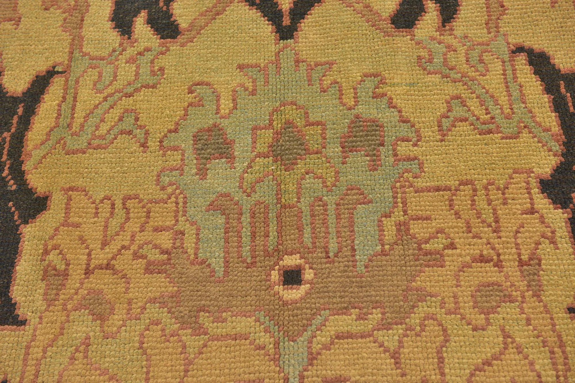 Rosalie Oushak Hand-Knotted Wool Rug
