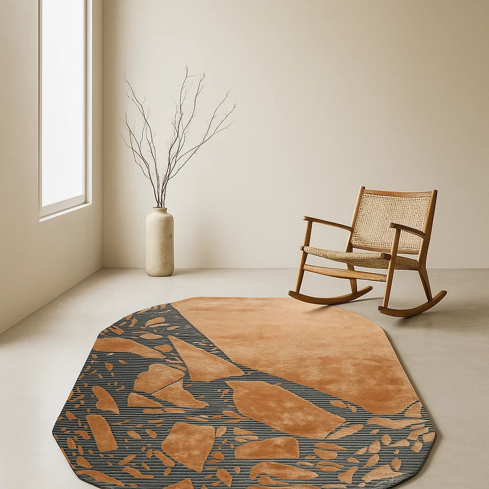 Oryn Viscose & Wool Carpet & Rug
