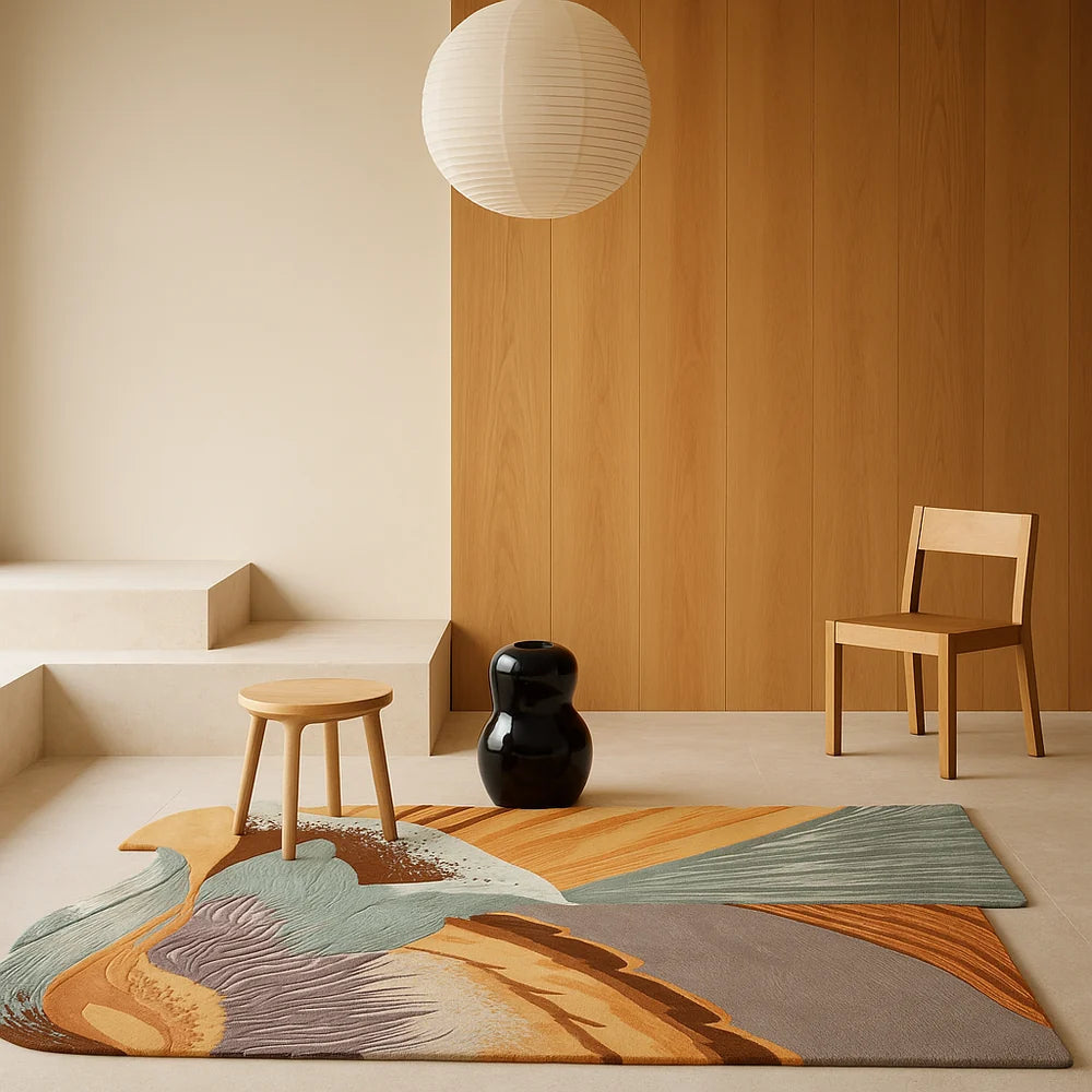 Ravelle Viscose & Wool Carpet & Rug