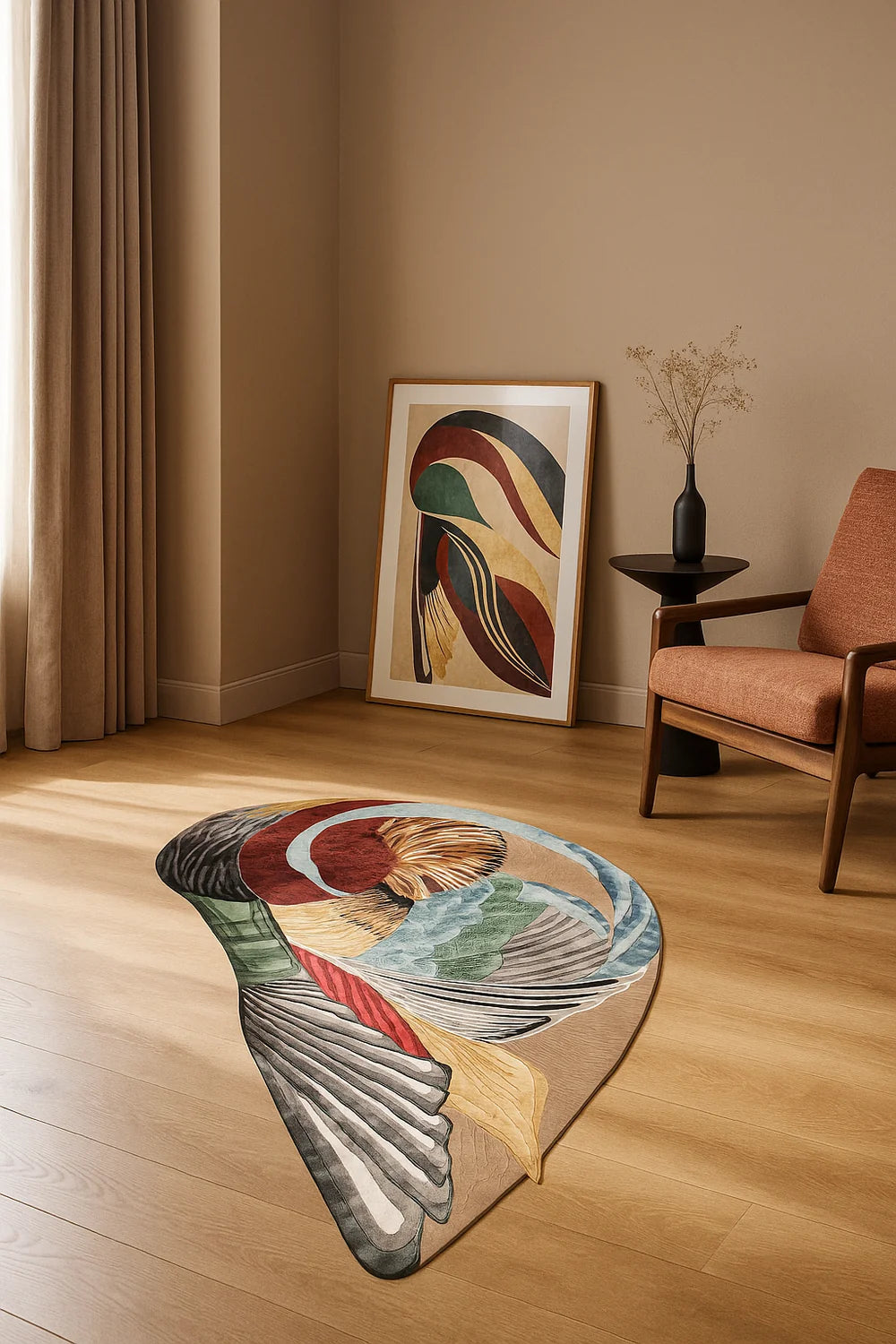 Avyra Viscose & Wool Carpet & Rug