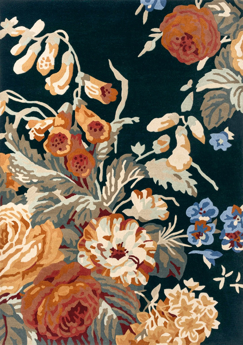 Floral Mirage Foliage Hand-Tufted Rug