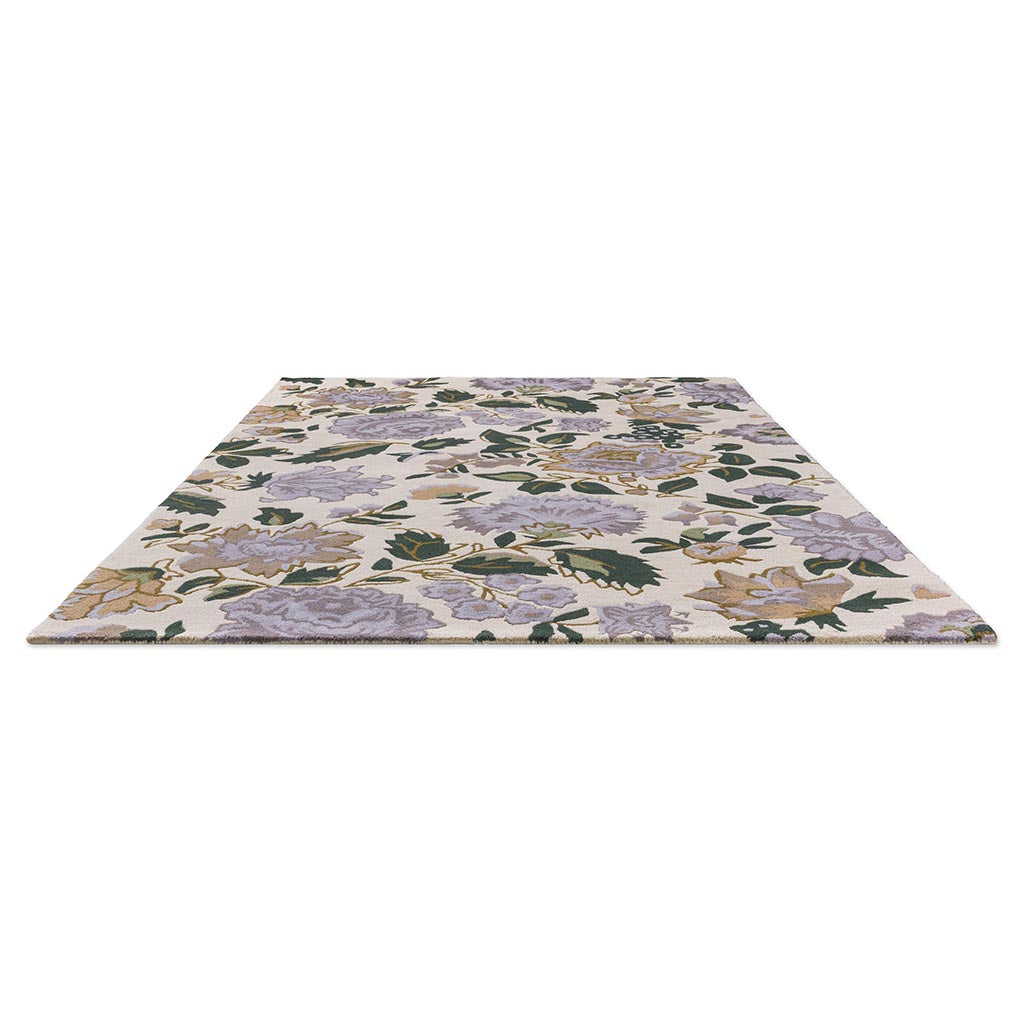 Oriental Bloom Foliage Hand-Tufted Rug
