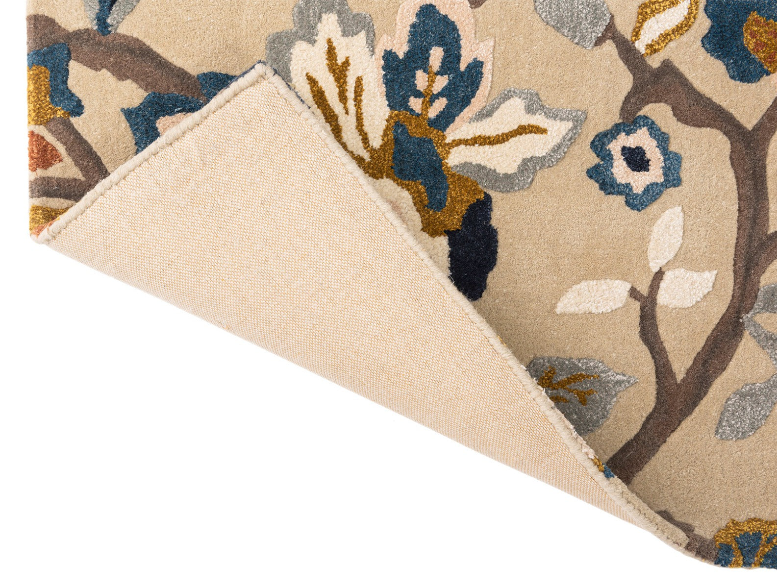 Mughal Garden Foliage Hand-Tufted Rug