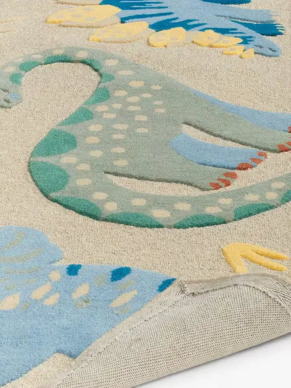 White Wildlife Kids Carpet & Rug