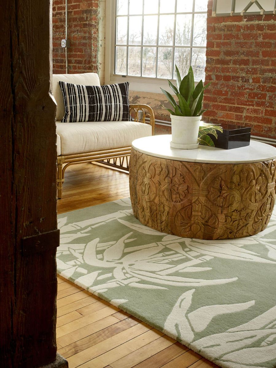 Whispering Leaves Foliage Hand-Tufted Rug