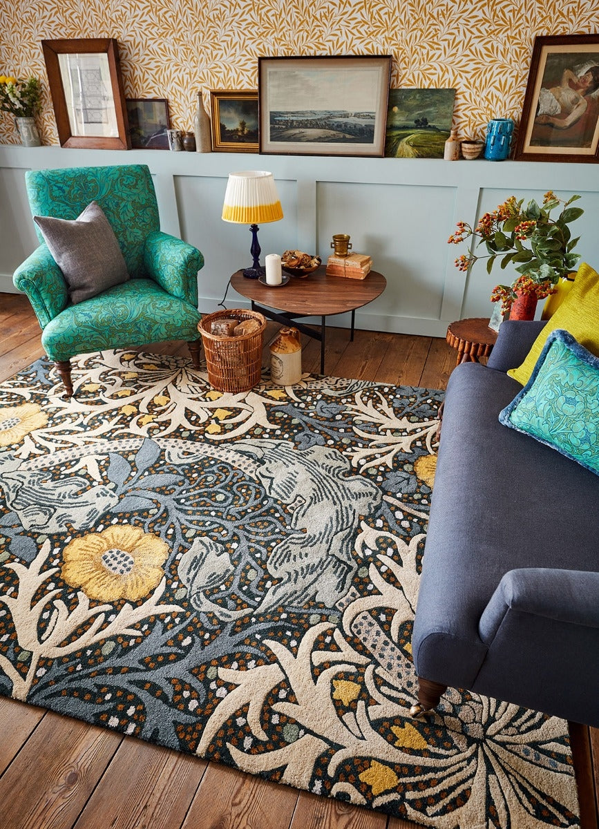 Nature’s Bloom Foliage Hand-Tufted Rug