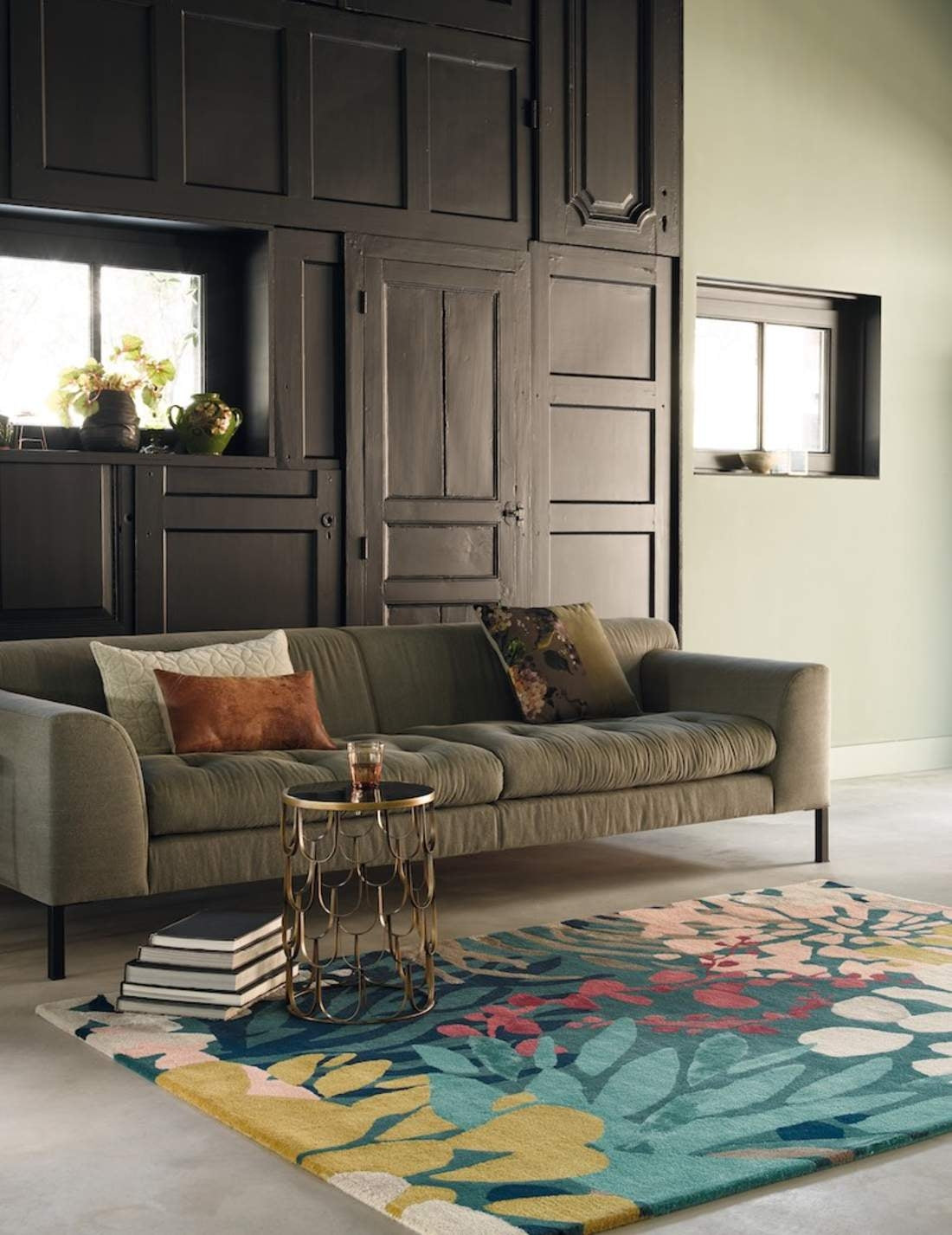 Garden Grace Foliage Hand-Tufted Rug