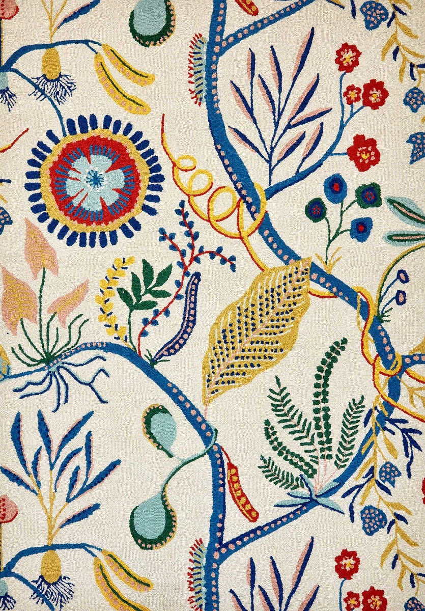 Woodland Whisper Foliage Hand-Tufted Rug