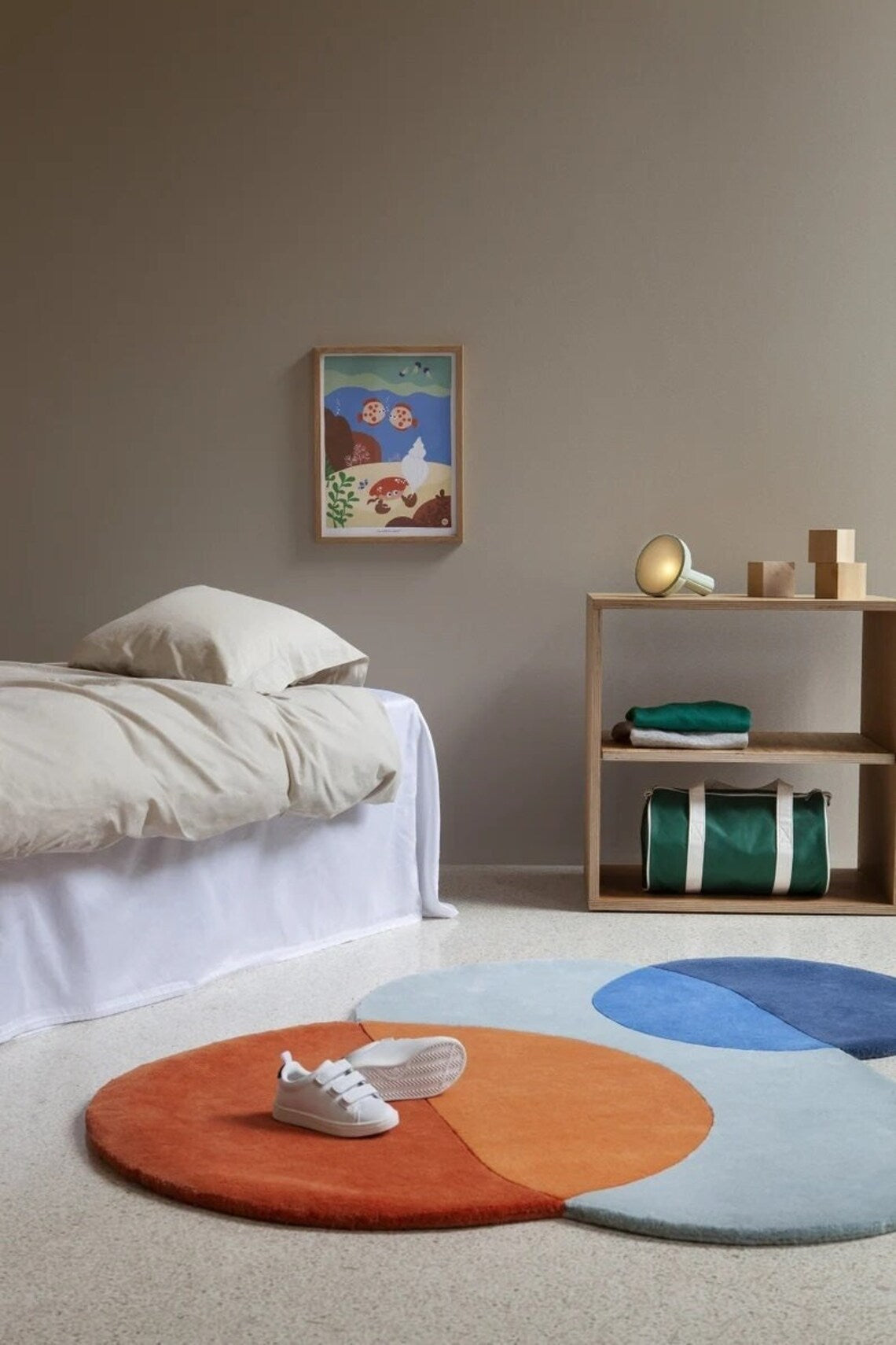 Multicolor Hand-Tufted Irregular Rug