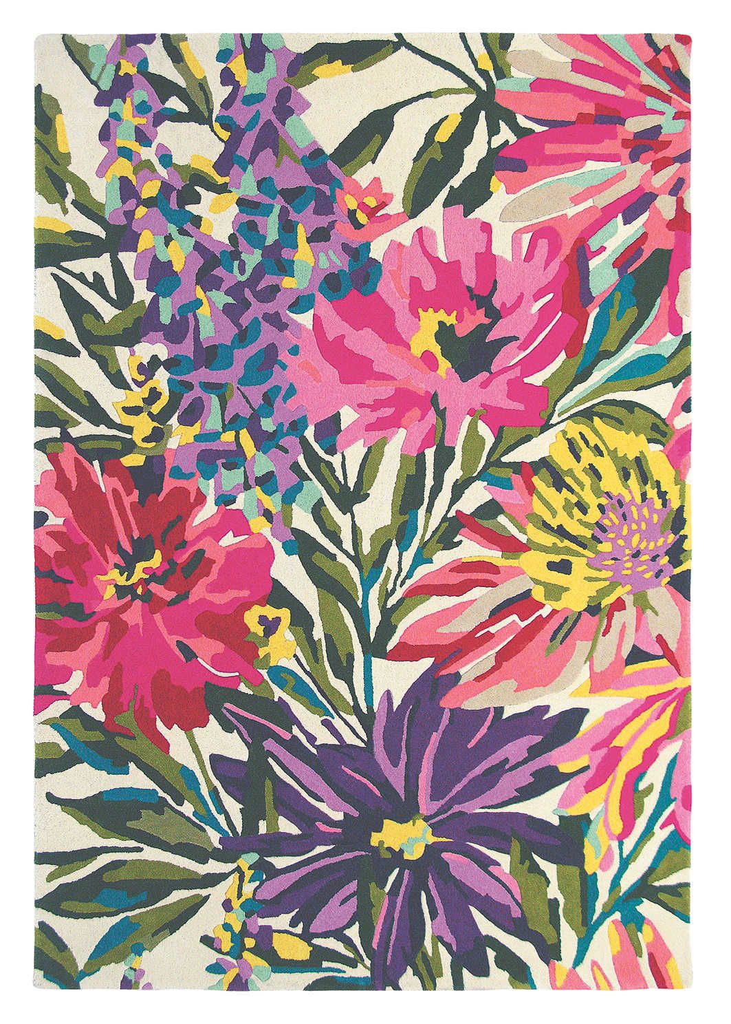Regal Garden Foliage Hand-Tufted Rug