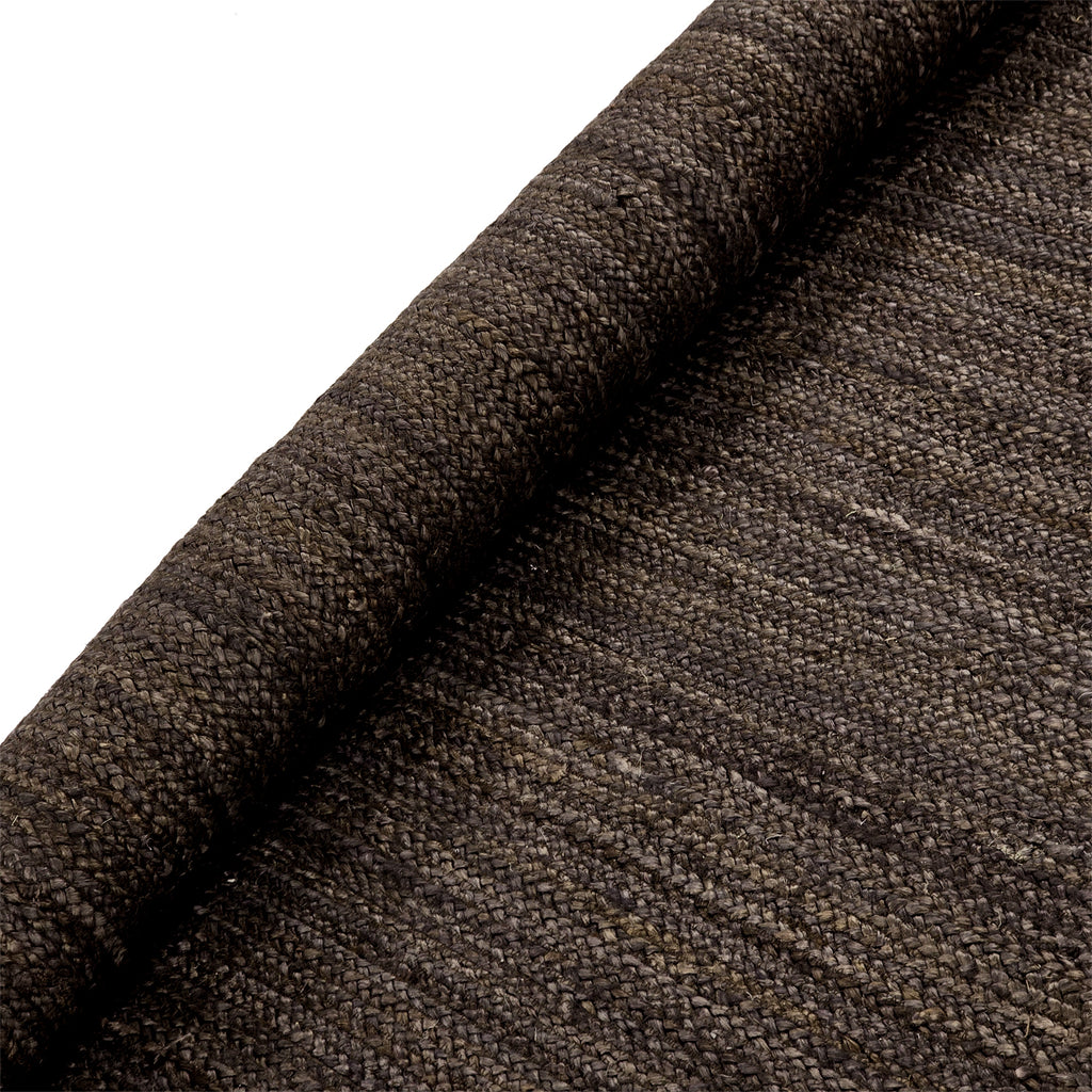 Umber Color Handmade Braided Jute Carpet