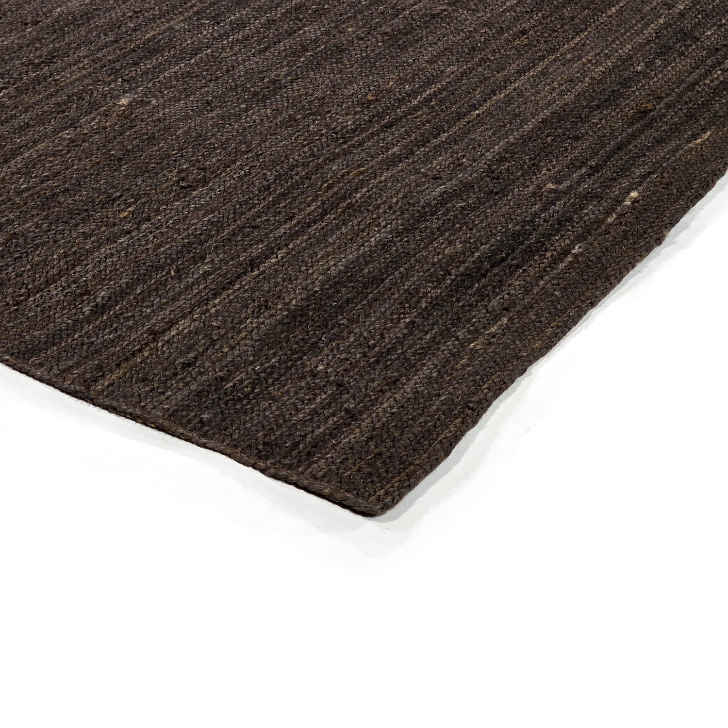 Umber Color Handmade Braided Jute Carpet