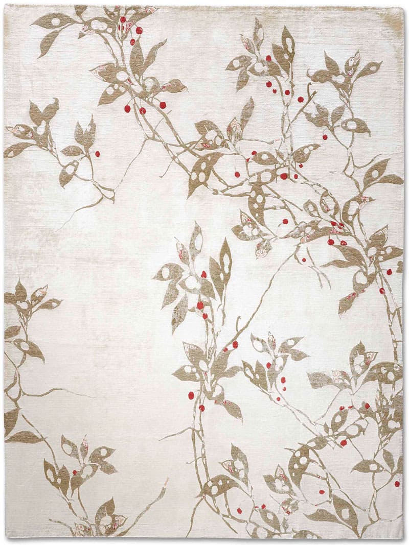 Chic Foliage Hand-Tufted Rug