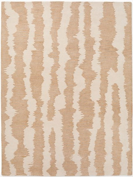 Gold & Beige ColorHand-Tufted 100% New Zealand Wool Rug