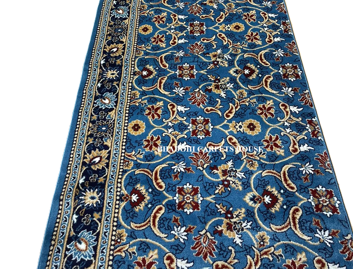 Torquoise Turkish Janamaz Roll – Imported Masjid Carpet | 15mm Ultra Soft & Luxurious Mosque Prayer Mat