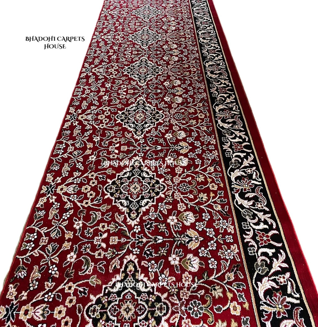 Maroon Turkish Janamaz Roll – Imported Masjid Carpet | 15mm Ultra Soft & Luxurious Mosque Prayer Mat
