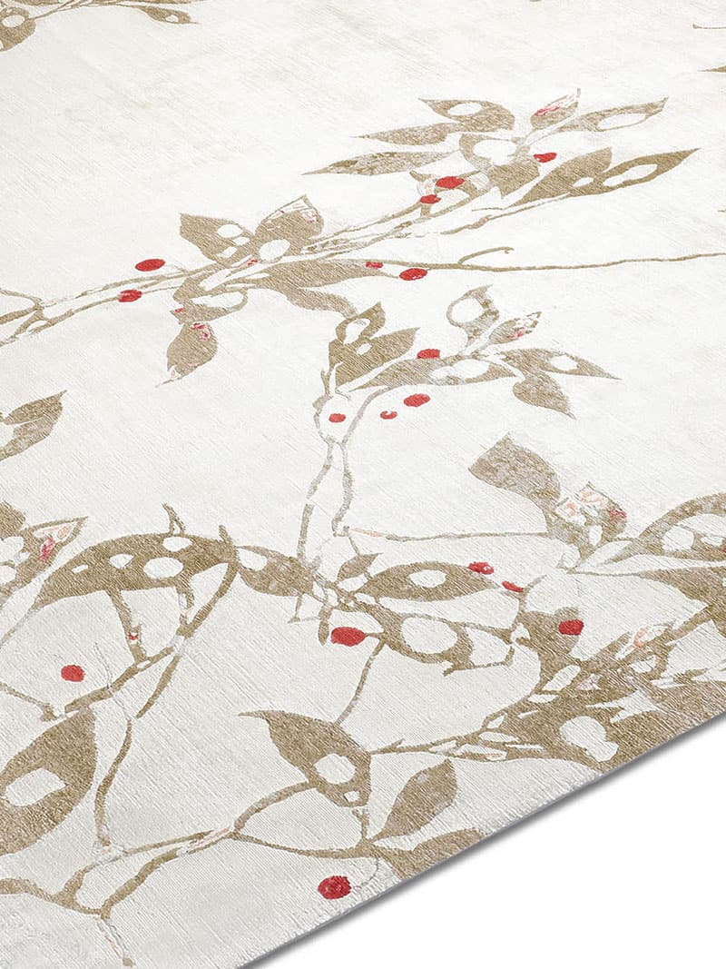 Chic Foliage Hand-Tufted Rug